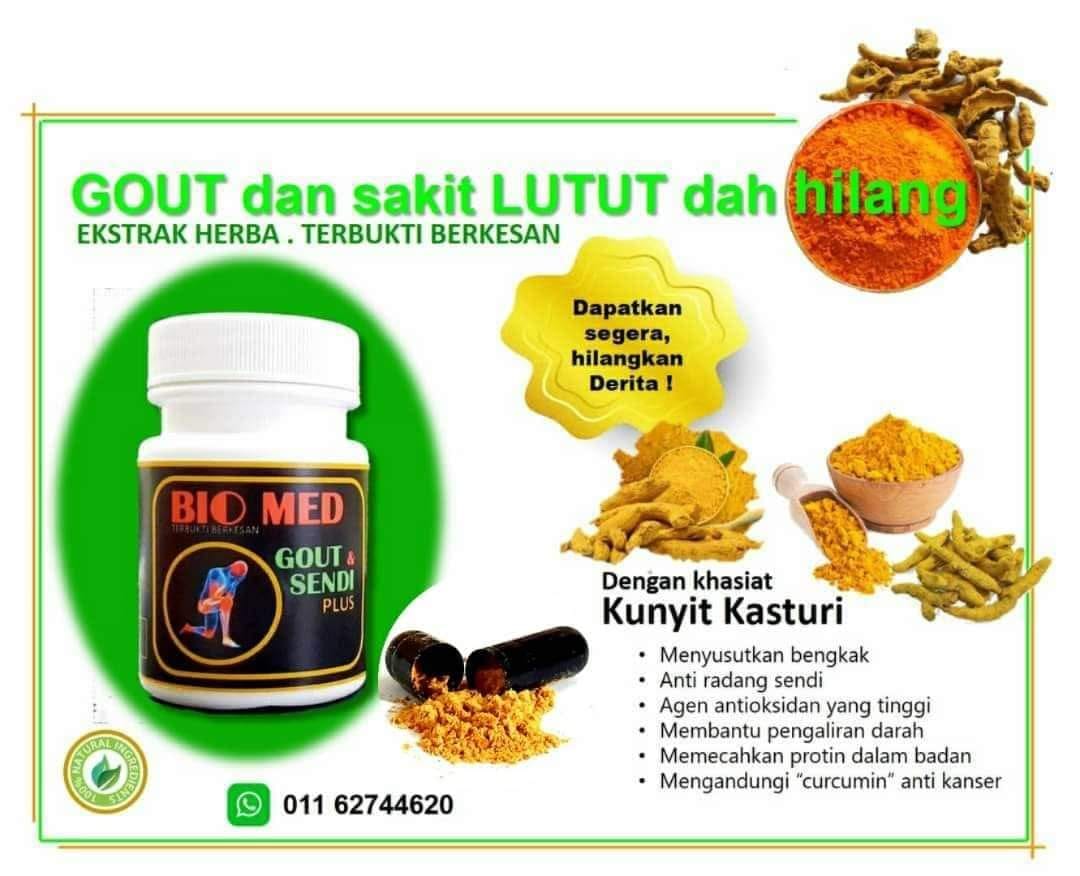 Ubat Penawar Sakit Gout Lutut Dan Sendi Sembuhkan Sakit Gout Sakit Lutut Sakit Sendi Dan Kebas Penawar Herba Tradisional Tak Perlu Ambil Suntikan Dan Makan Ubat Klinik Lagi Dapatkan Bio Med