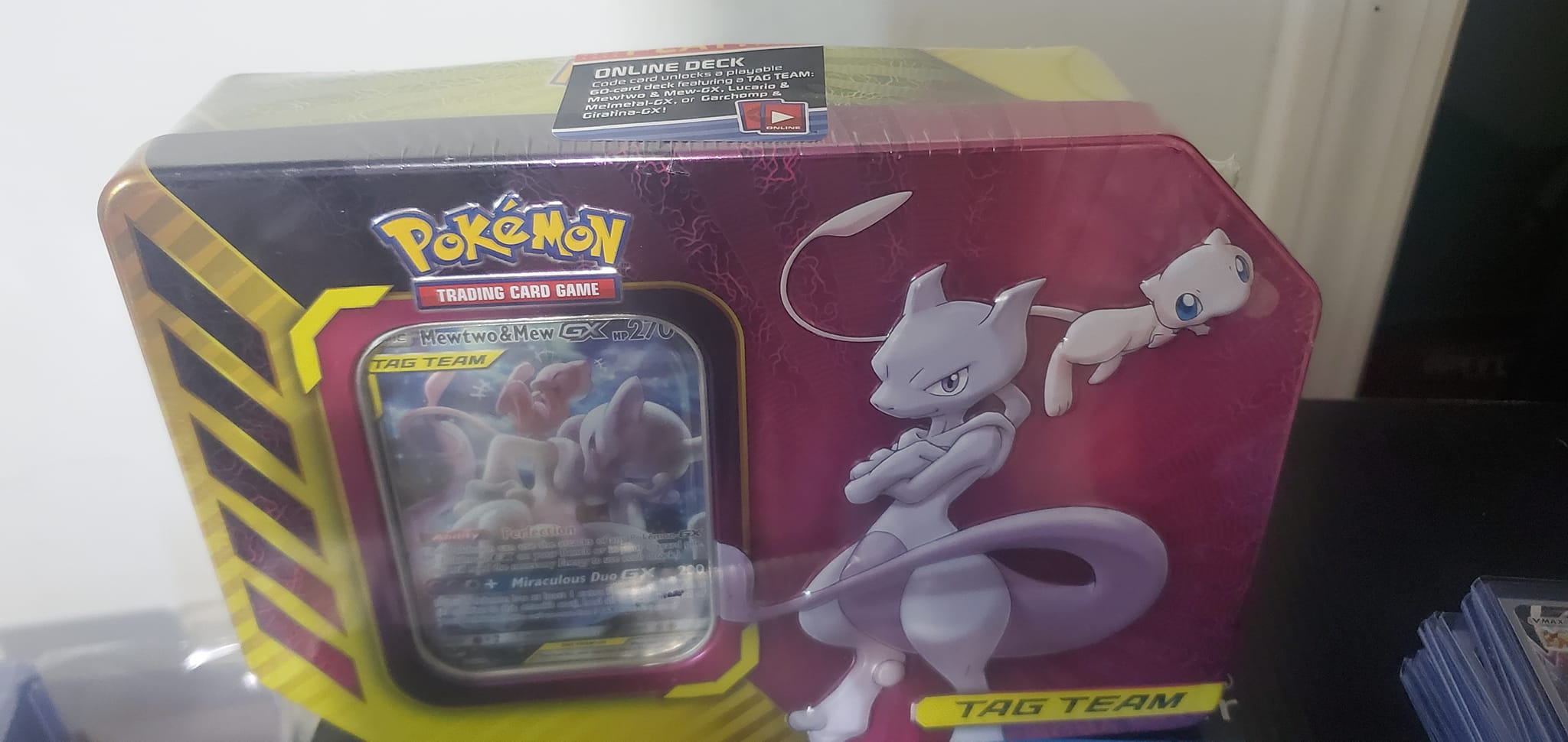 pokemon trading card game power partnership tin TCG: Tag Team Tin, Mewtwo & Mew: Buy Online at Best Price in UAE Strong Pokemon Opening A Pokmon POWER PARTNERSHIP