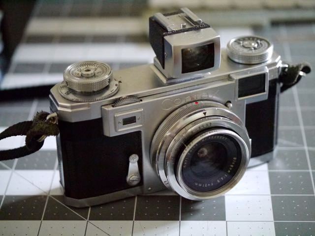 Zeiss Ikon Contax IIA camera with Biogon lens