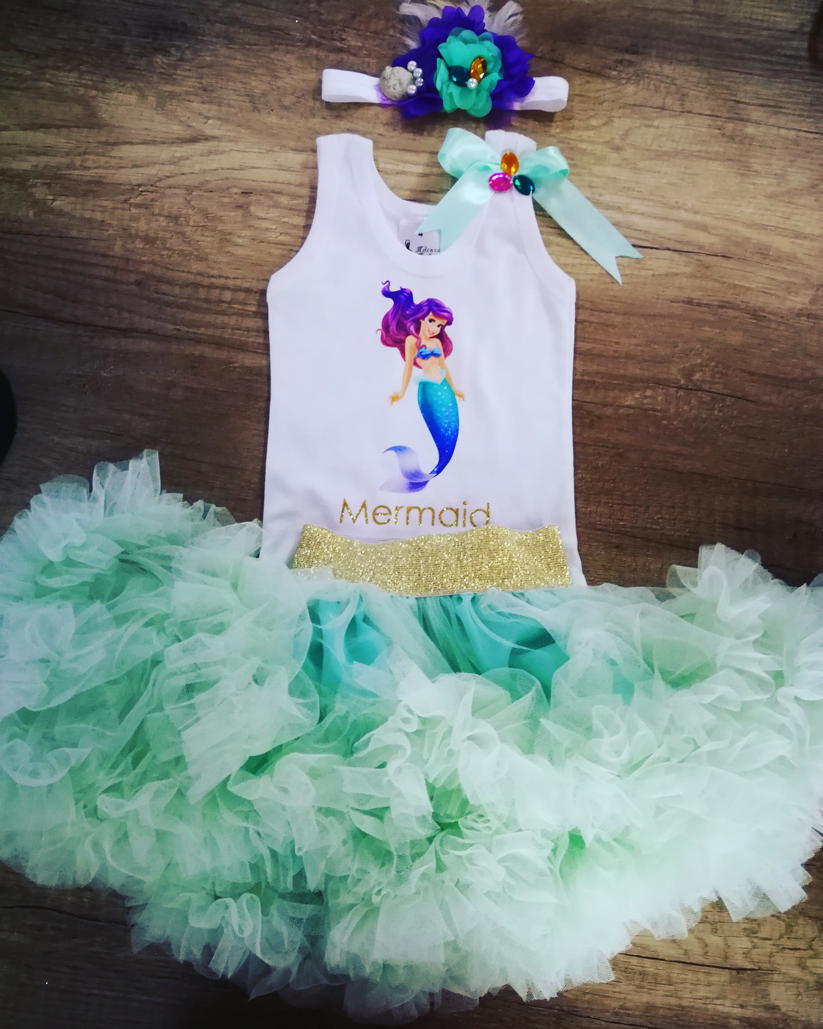 mermaid 1st birthday dress Mermaid 1st Birthday Tutu Dress, Under the Sea 1st Birthday Dress, Peacock First Birthday Dress, Beach Flower Girl Dress