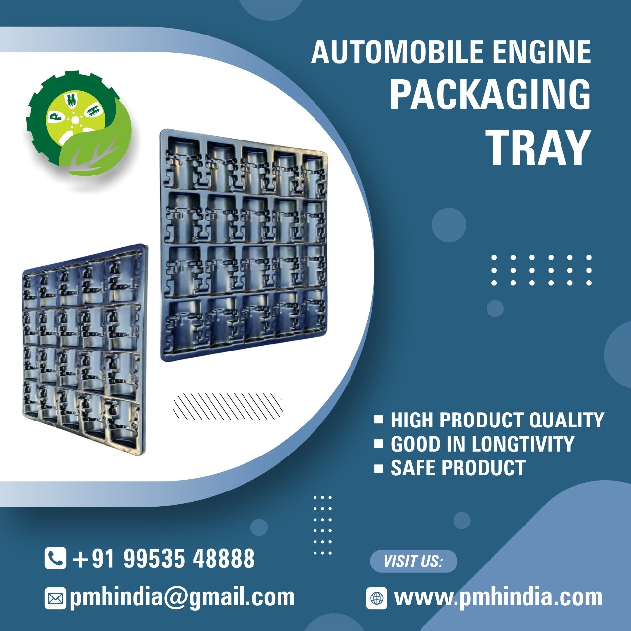 Pmh India Solutions - Automobile engine packaging tray- PMH introducing ...