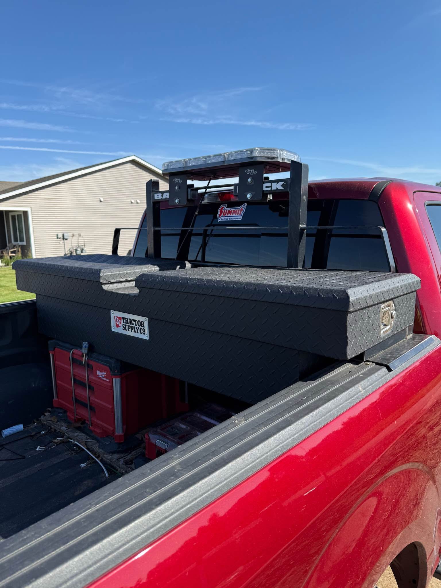 BackRack, tool box and strobe light. - Tool Boxes, Belts & Storage ...
