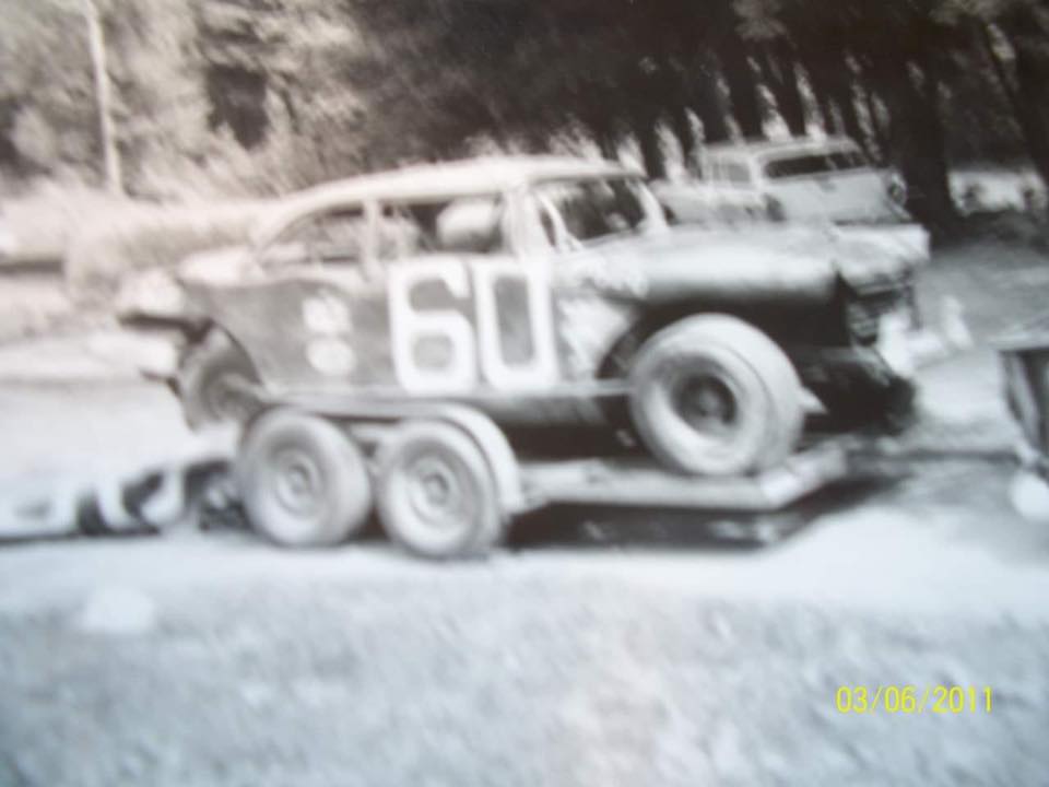 Maine's Lost Speedways - Arundel speedway car. Russ Reeds #60 after an ...