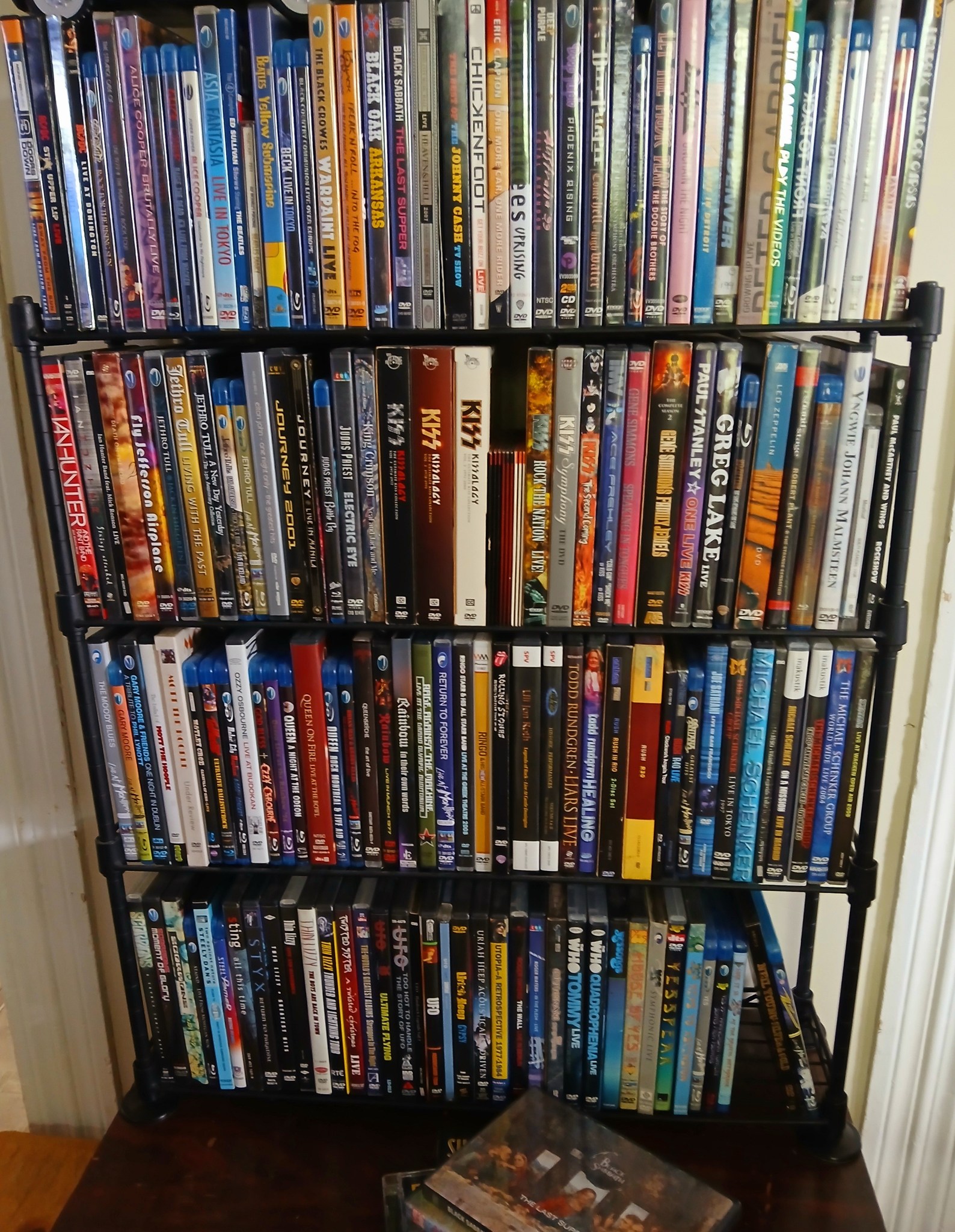 Here's my DVD/Blu-ray rack that has only concerts and music