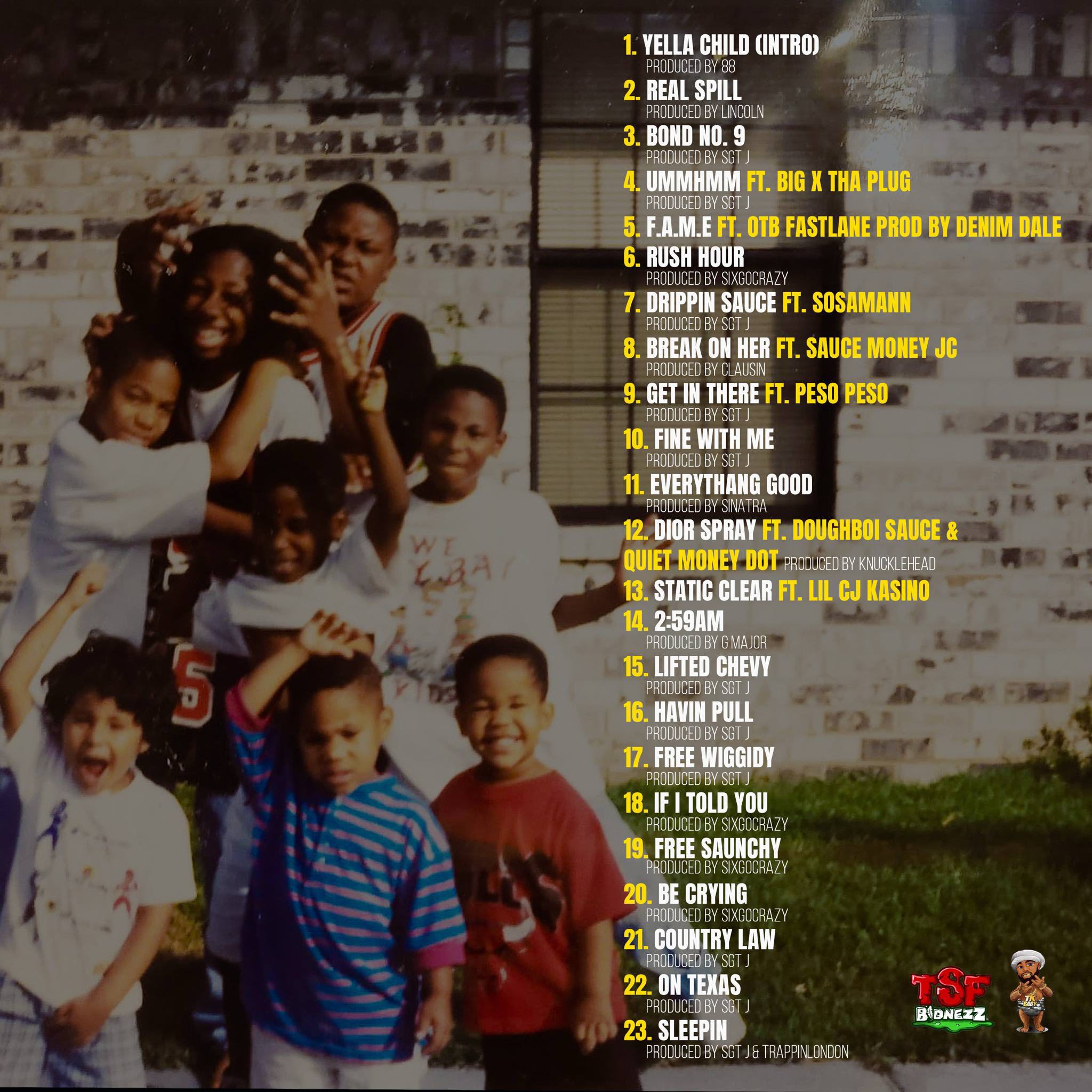 Yella Child” Album Droppin 6-10-25.. Feel good to put on for the 