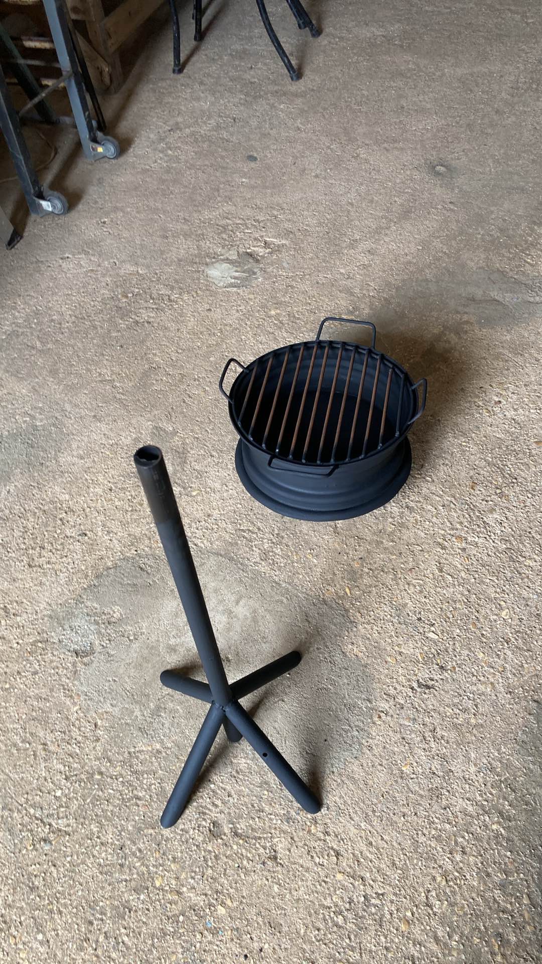 Asador de rin de auto ,practico a 2 piezas - Barbecues, Grills ...