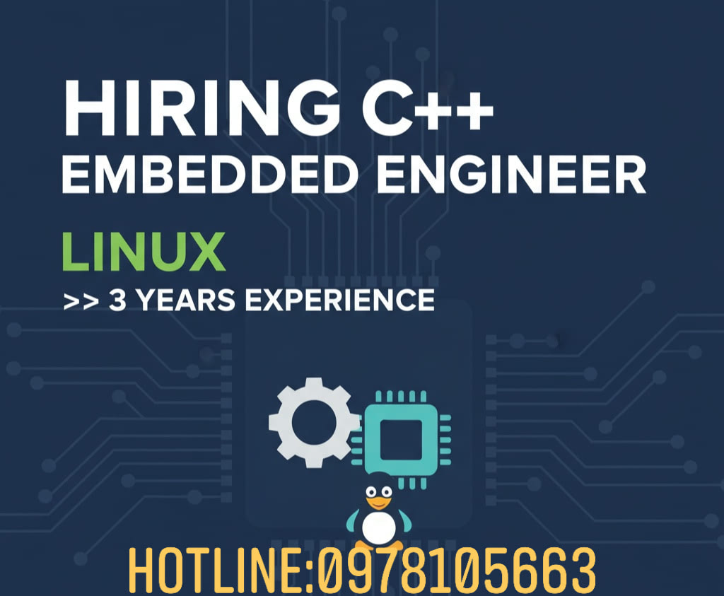 Việc làm Lập Trình Nhúng (Embedded), C/C++, Rust, Linux, Automotive ...