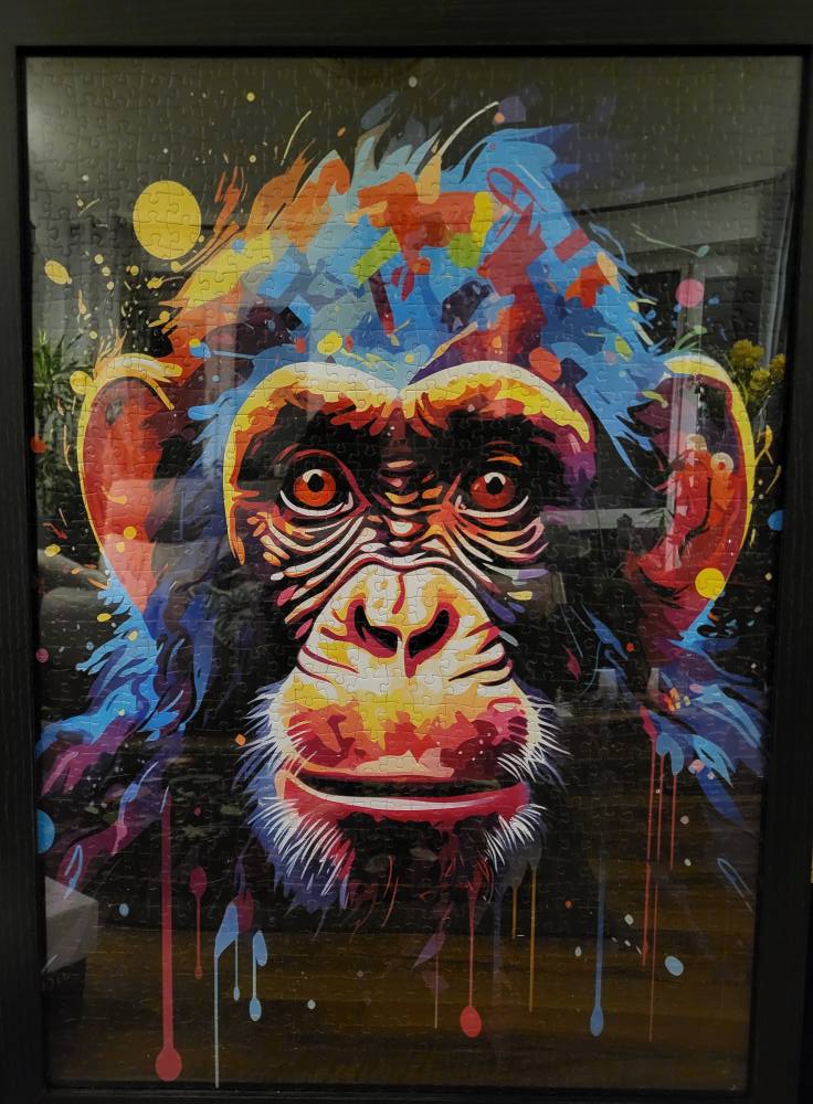 Love this monkey! Already framed and ready to brighten my wall 🤩