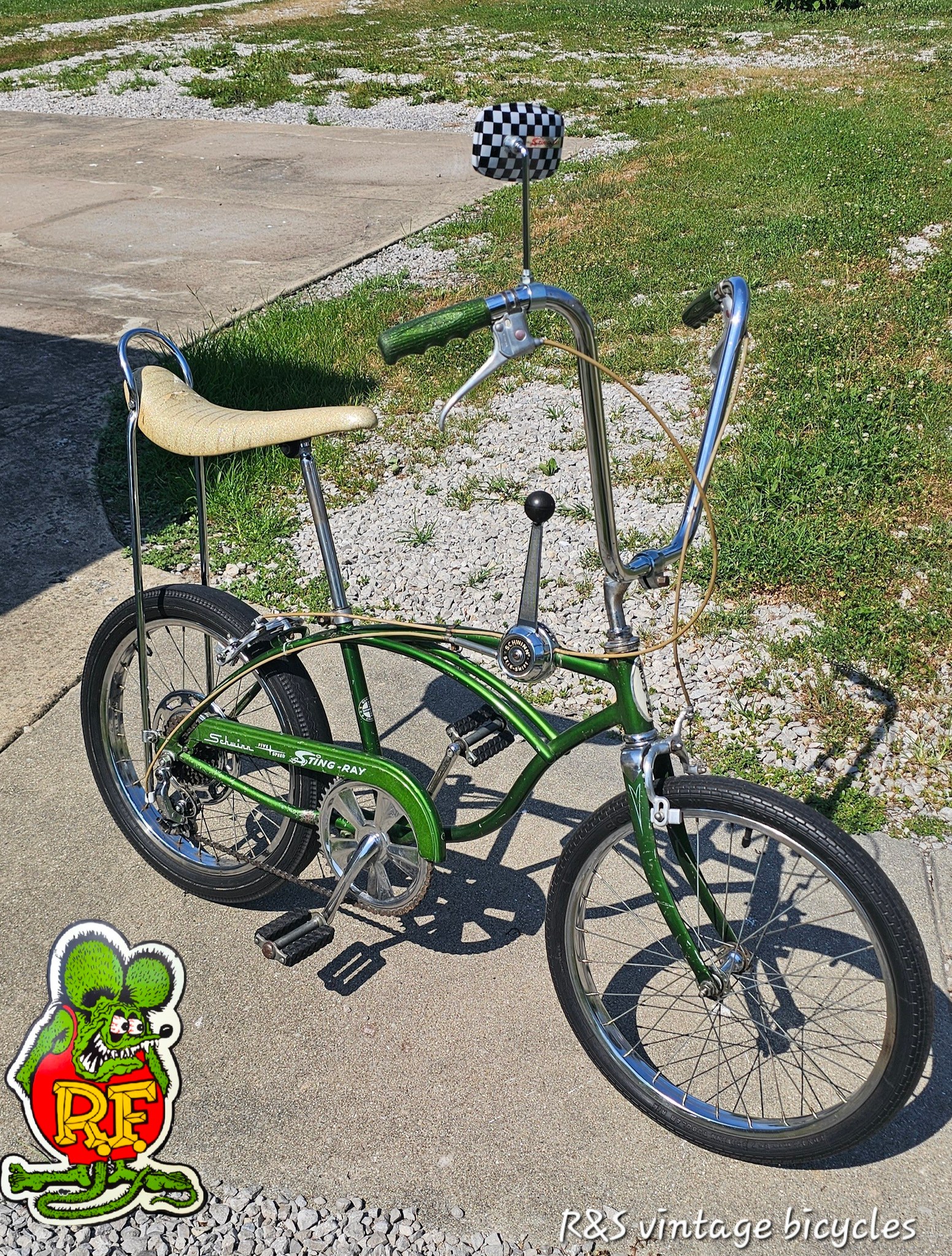 1968 fenderless 5-speed Schwinn Stingray ##rsvintagebicycles