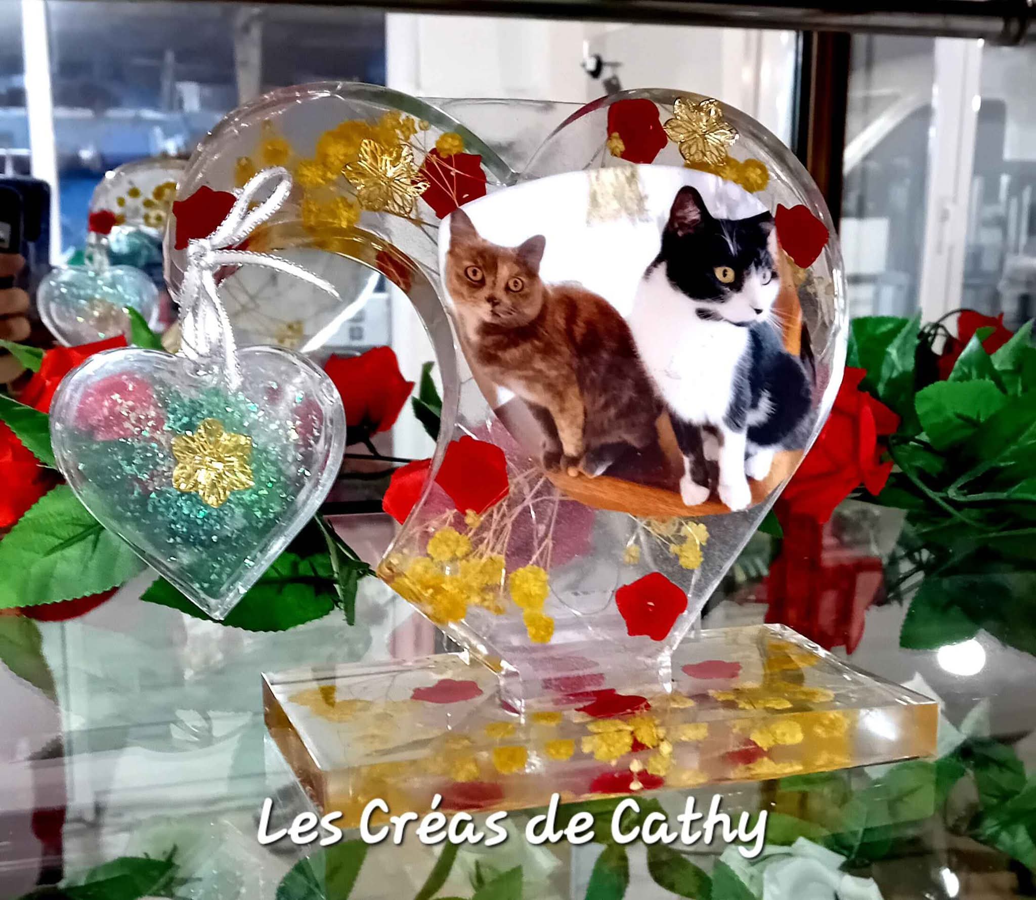 Moule Silicone Cœur Pour Cadre Photo Résine Époxy - Kit Avec 10 Chaînes - Décoration DIY Maison