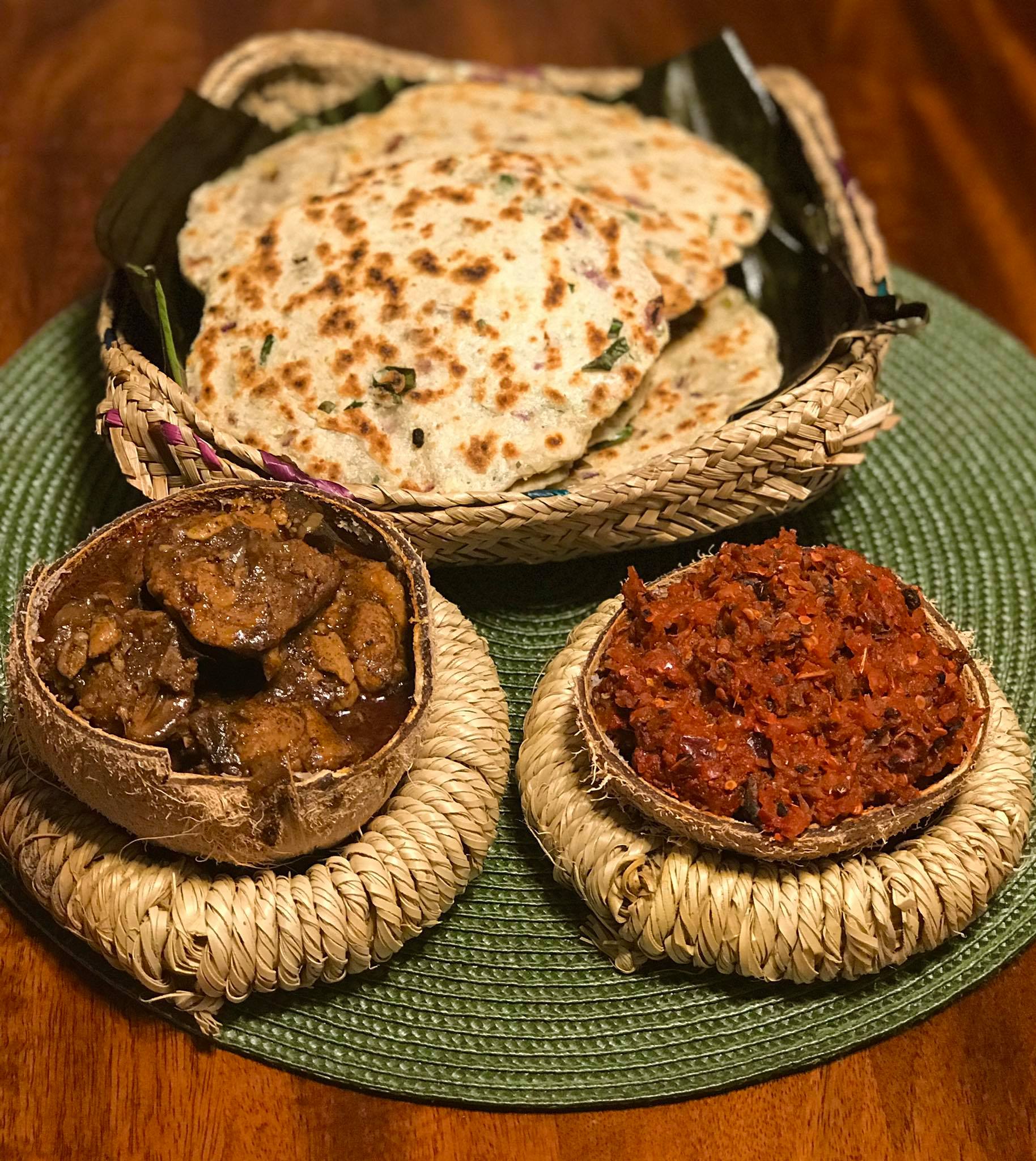 Pol roti with lunu miris... - Cooking Corner by Ayesha | Facebook