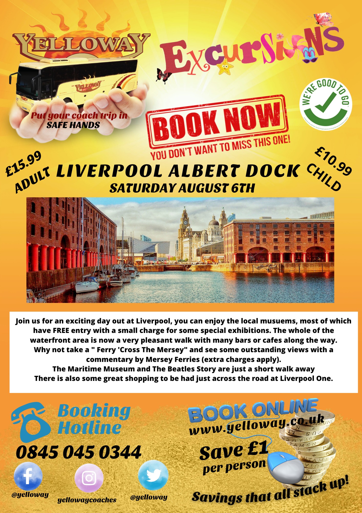 A Great Day out at Liverpool with... - Yelloway Coaches Ltd | Facebook