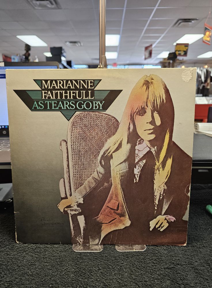 Beautifully signed Marianne Faithfull (R.I.P.) record for sale
