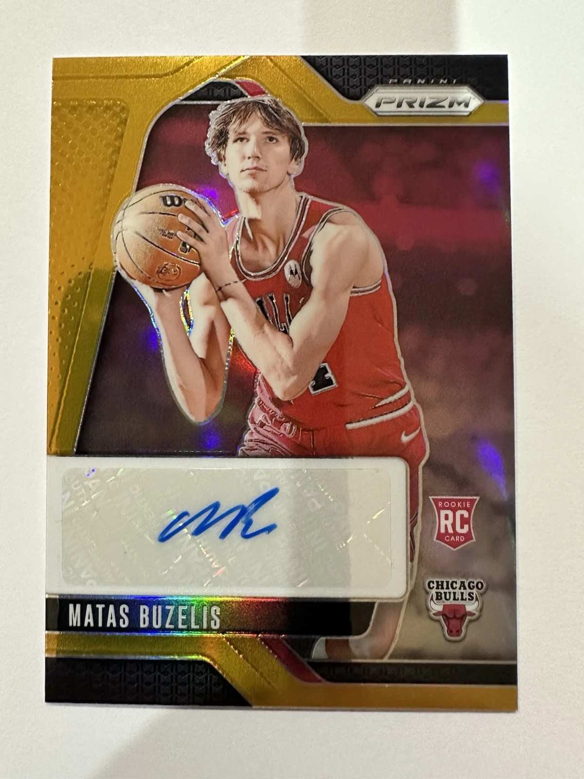 Rare Matas Buzelis 2024 Panini Prizm Draft Picks Rookie Card 