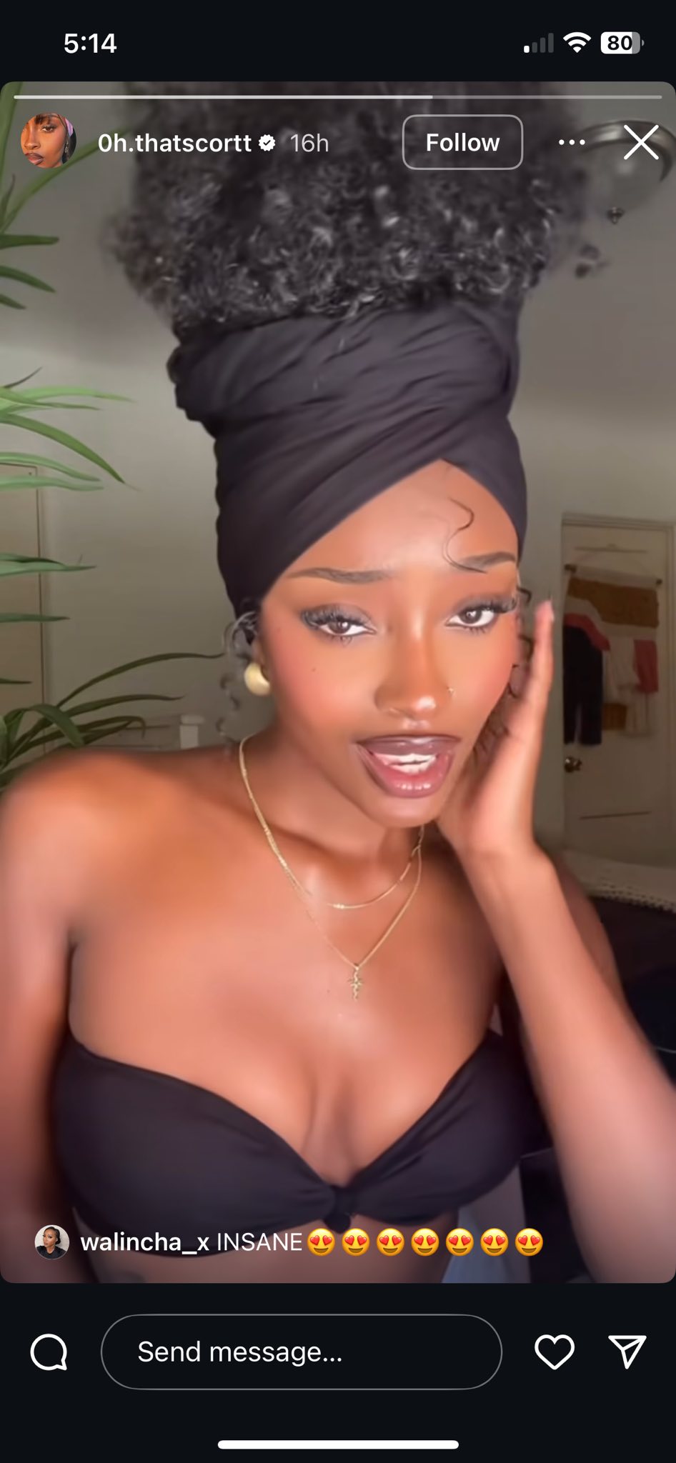 Coco is GORGEOUS 🥰💕 5:14 80 Oh.thatscortt 16h Follow P