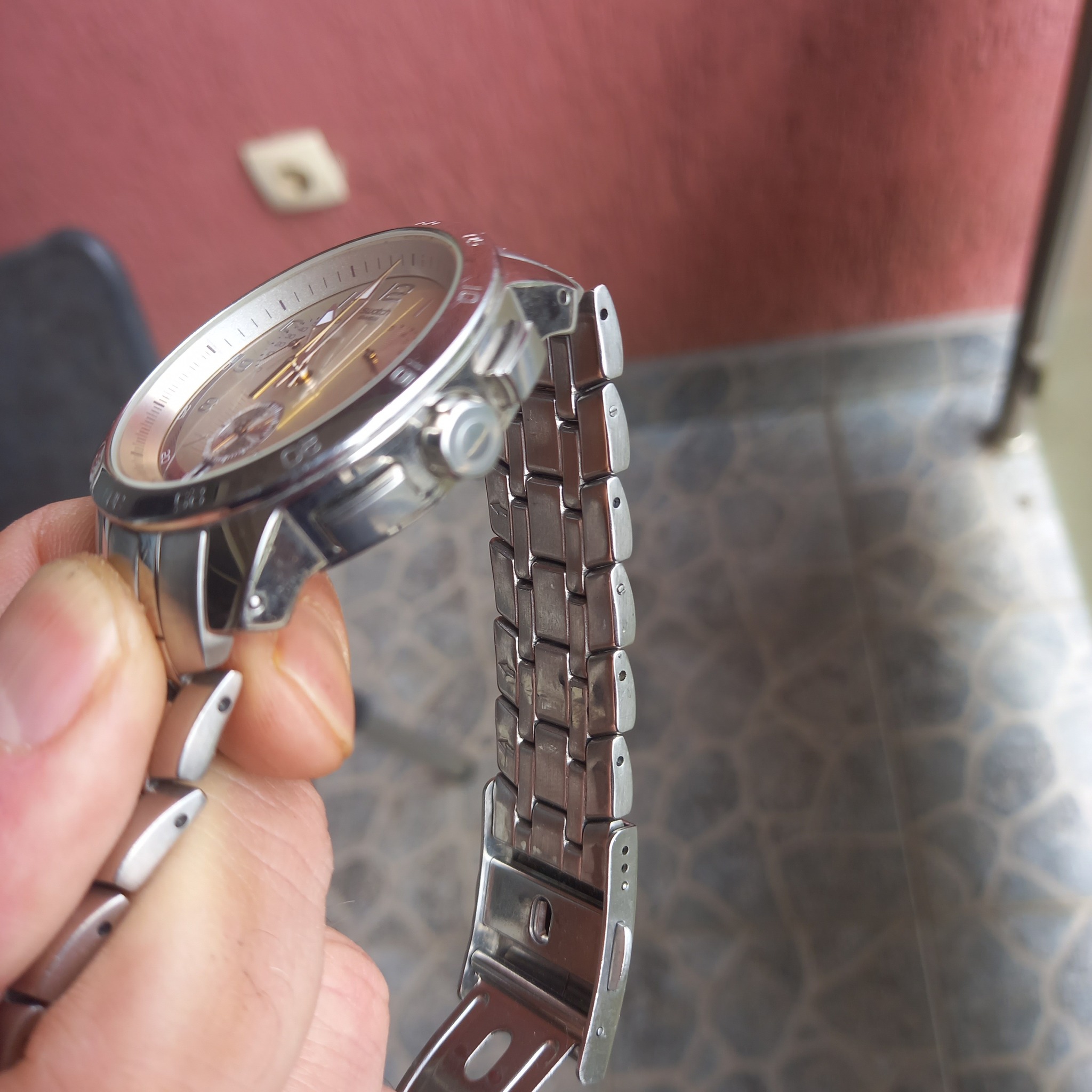 Swatch Irony Retrograde Chrono Sand Structure YRS401 sat u extra 