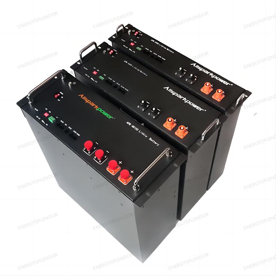 Huozhongyuan 4.8kWh lithium-ion battery pack for home solar storage