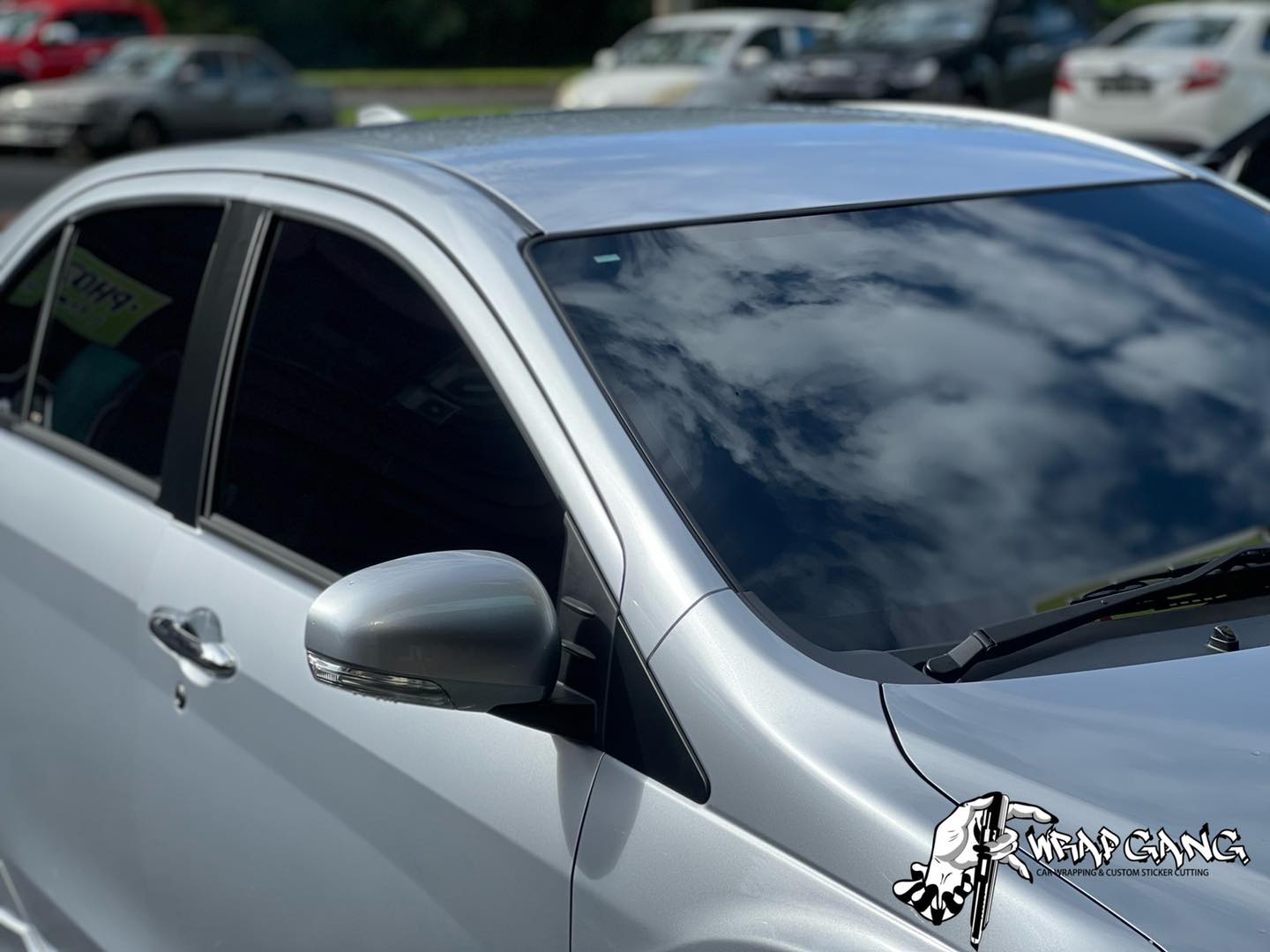 WRAP GANG - All new bezza check in full car tint sputter...