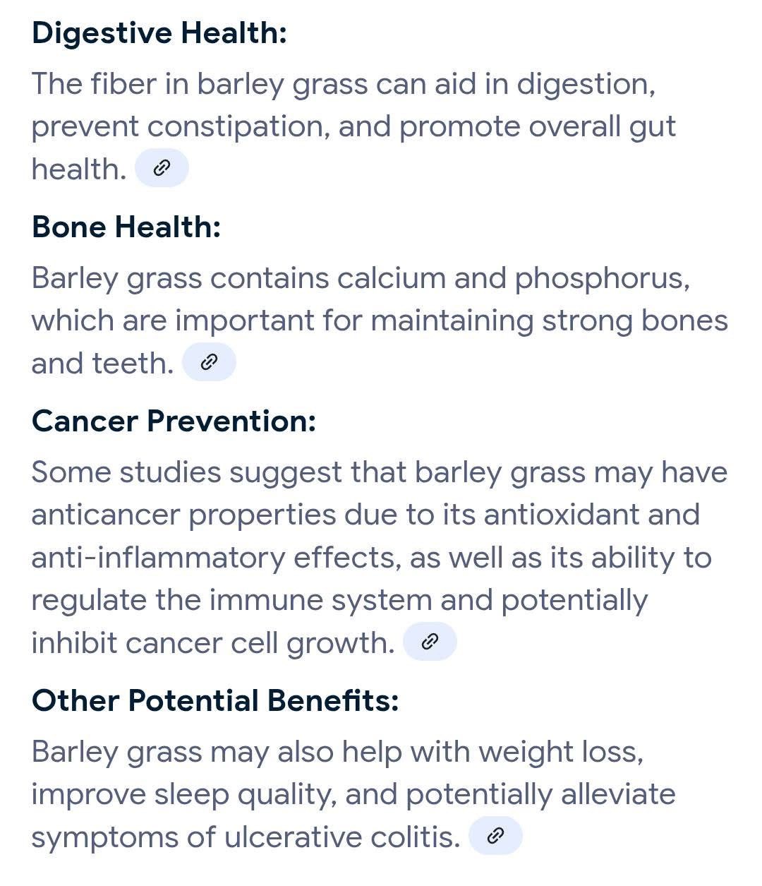 Snapshot of The Benefits Of Eating Small Amounts Of Grass For Colitis Prevention