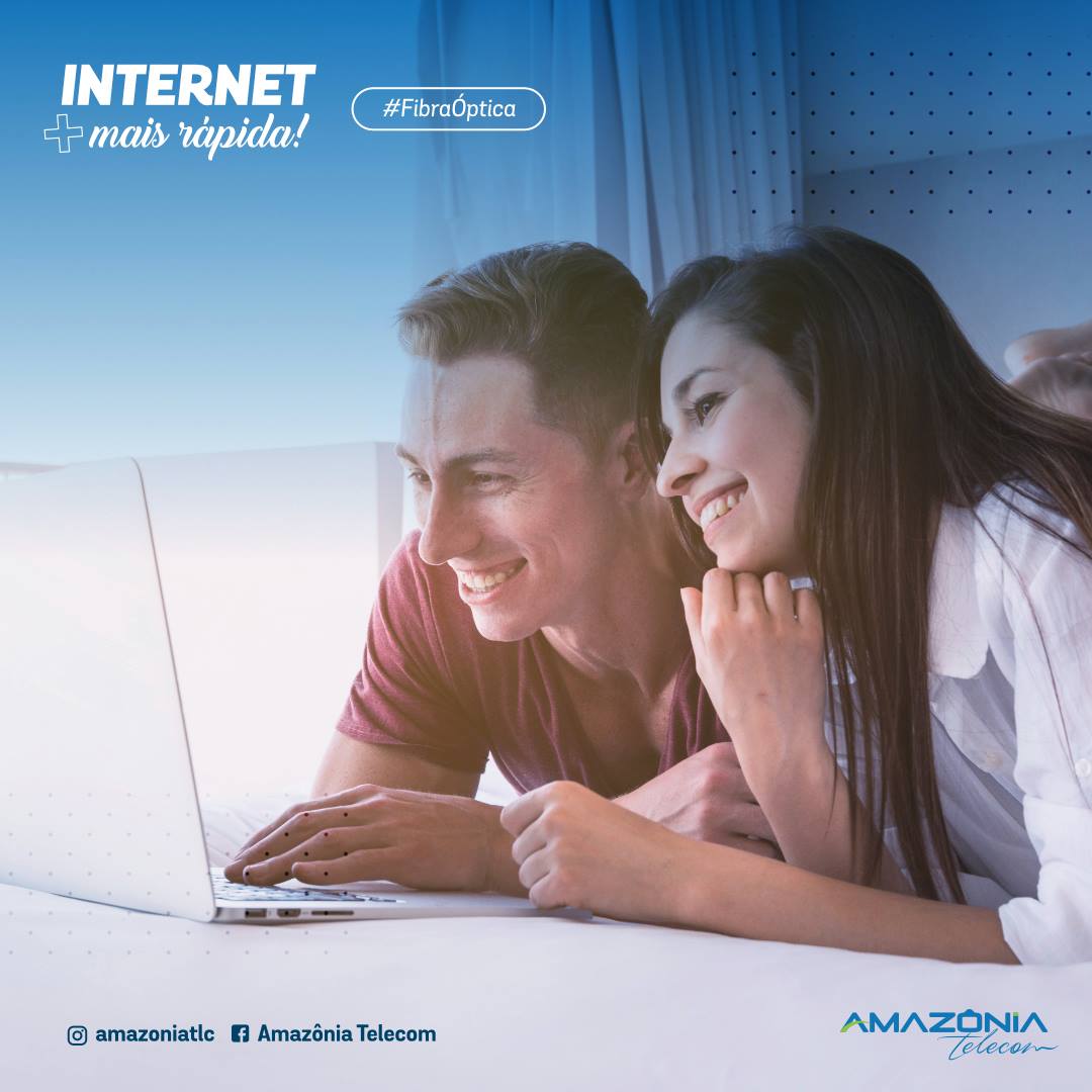 Internet + rápida em Fibra óptica da... - Amazônia Telecom | Facebook
