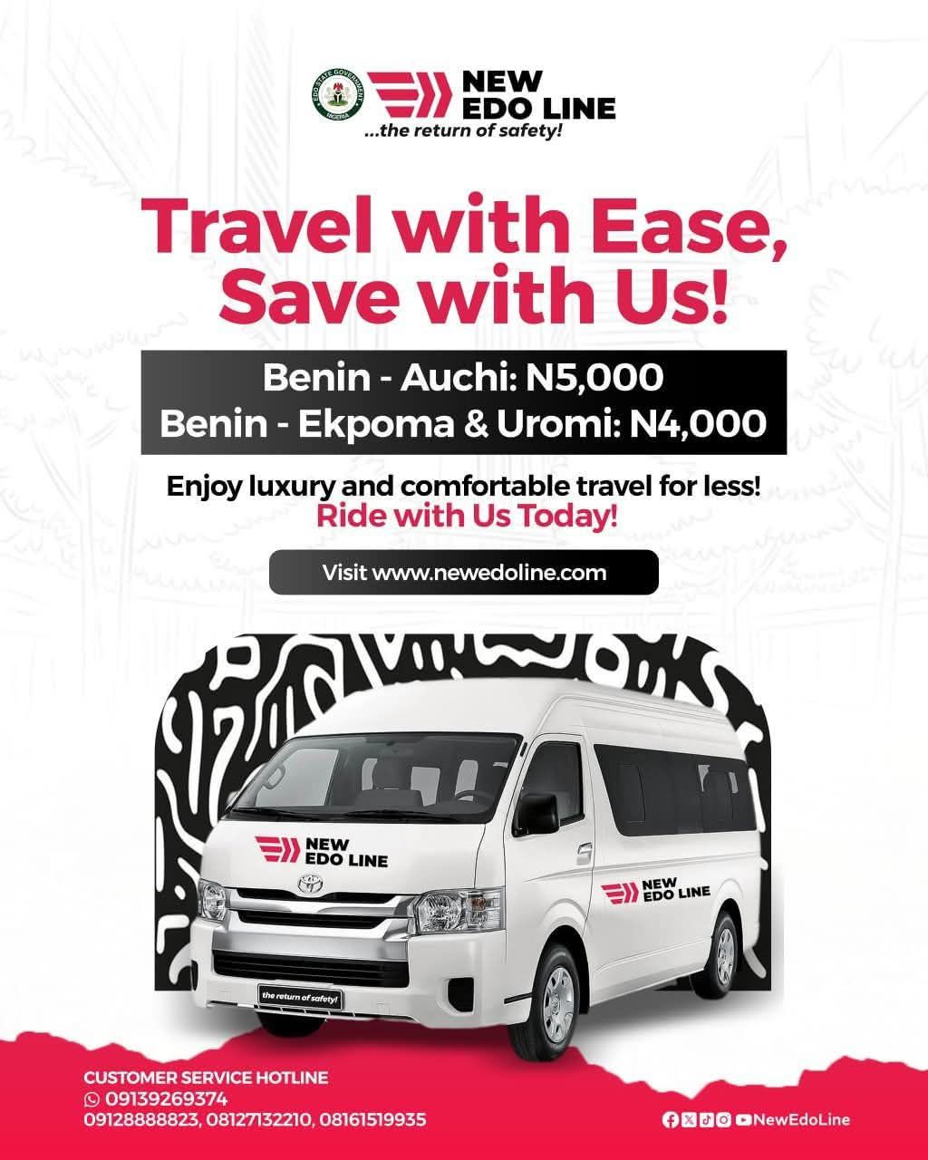 Oghenefejiro - The New Edo line Terminals and price list. (I) KADUNA ...