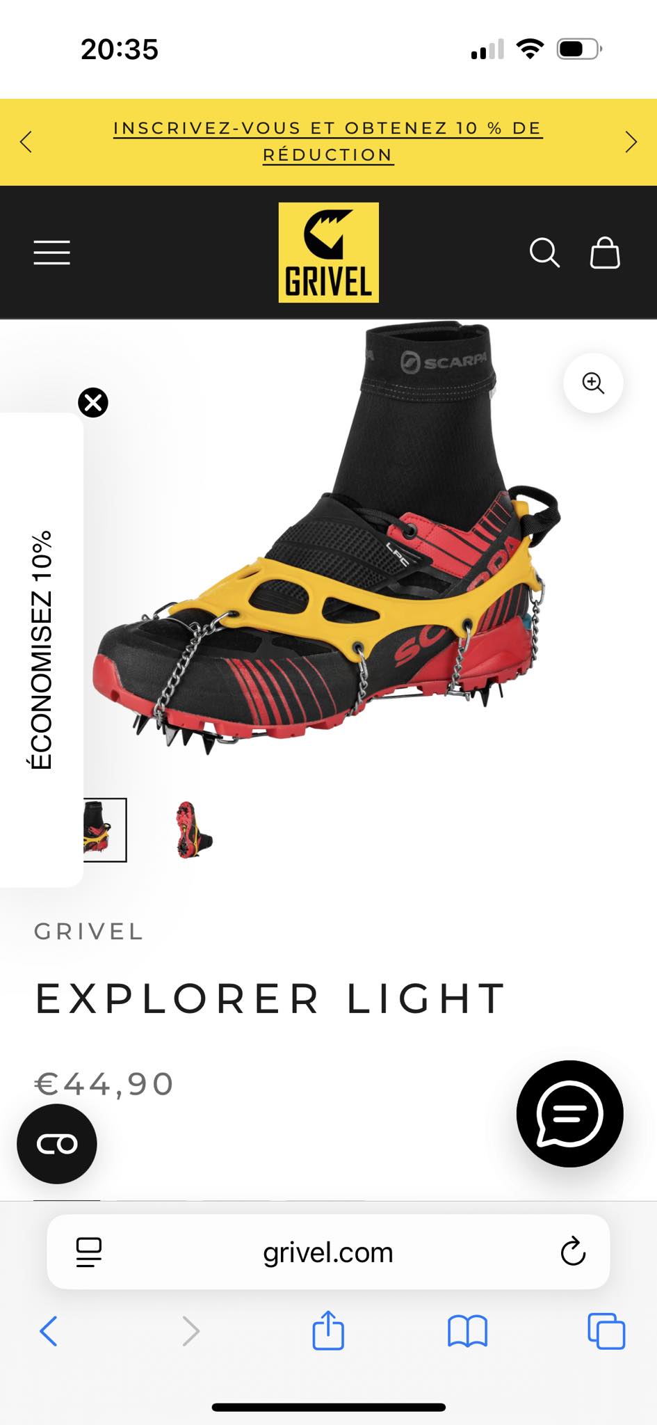 Crampons Antidérapants 28 Dents Acier Inox - Yesloo - Pour Neige, Glace, Randonnée Hiver - Unisexe Chaussures