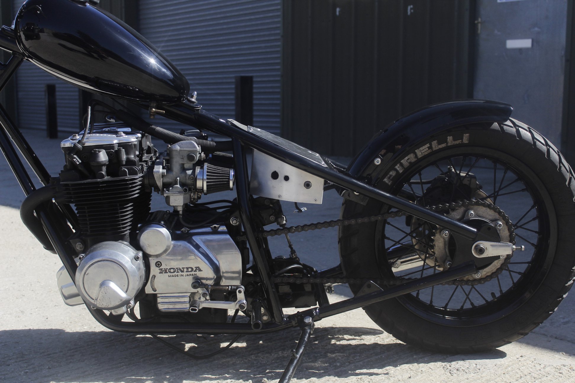 Retro Wheels - Honda CB650 Low rider progress has been...
