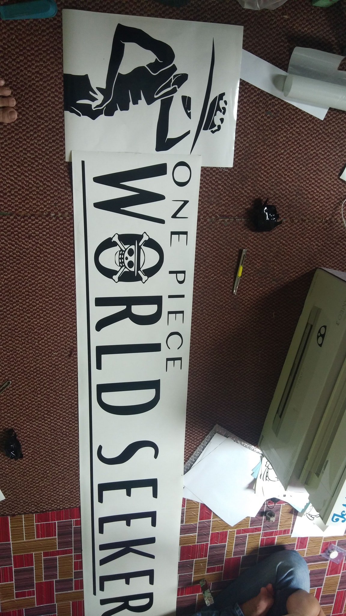 One piece Car body stickers Mantul... - Cut out your idea