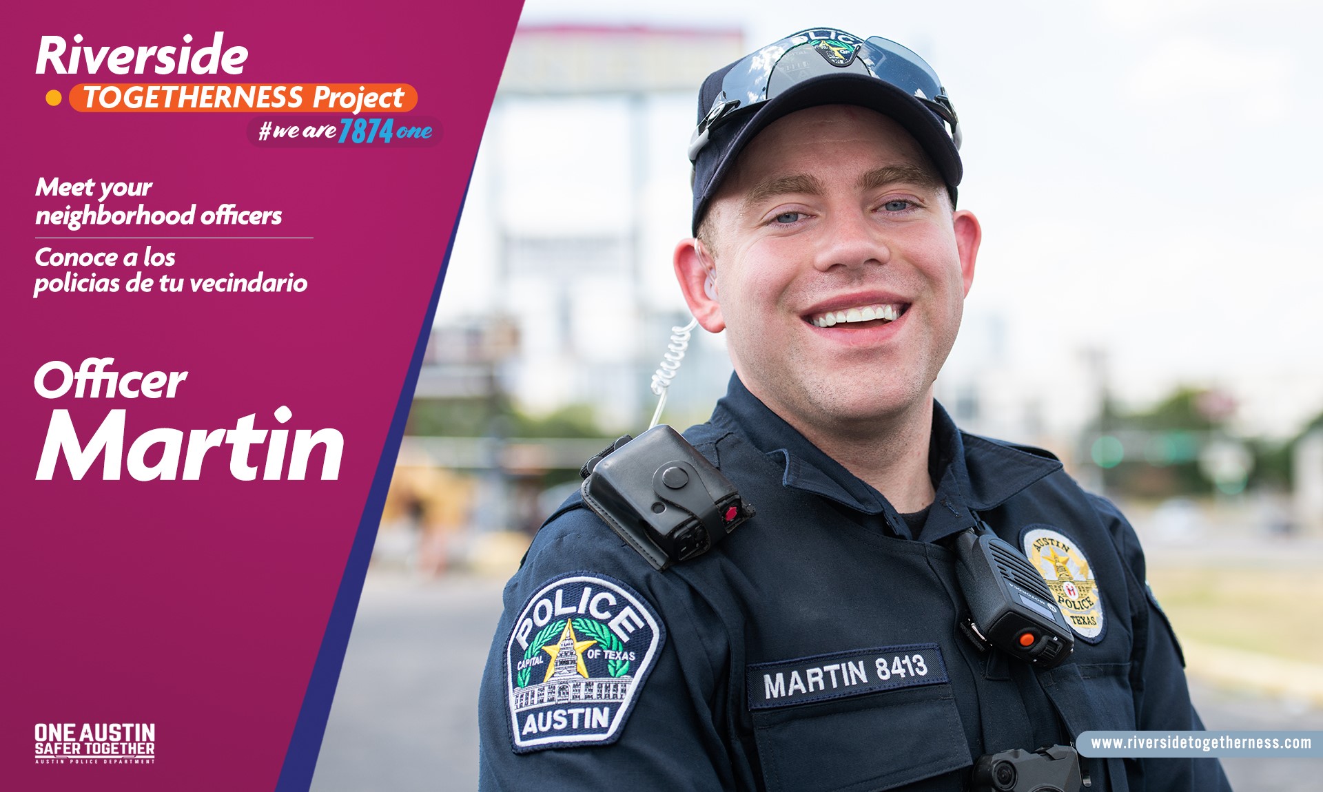 MEET APD OFFICER*** Hey Austin, this is Officer Cody Martin! I patrol Henry 600s (South Central Austin). I'm a native Austinite and graduated from Bowie High School -- Go Bulldogs! If you