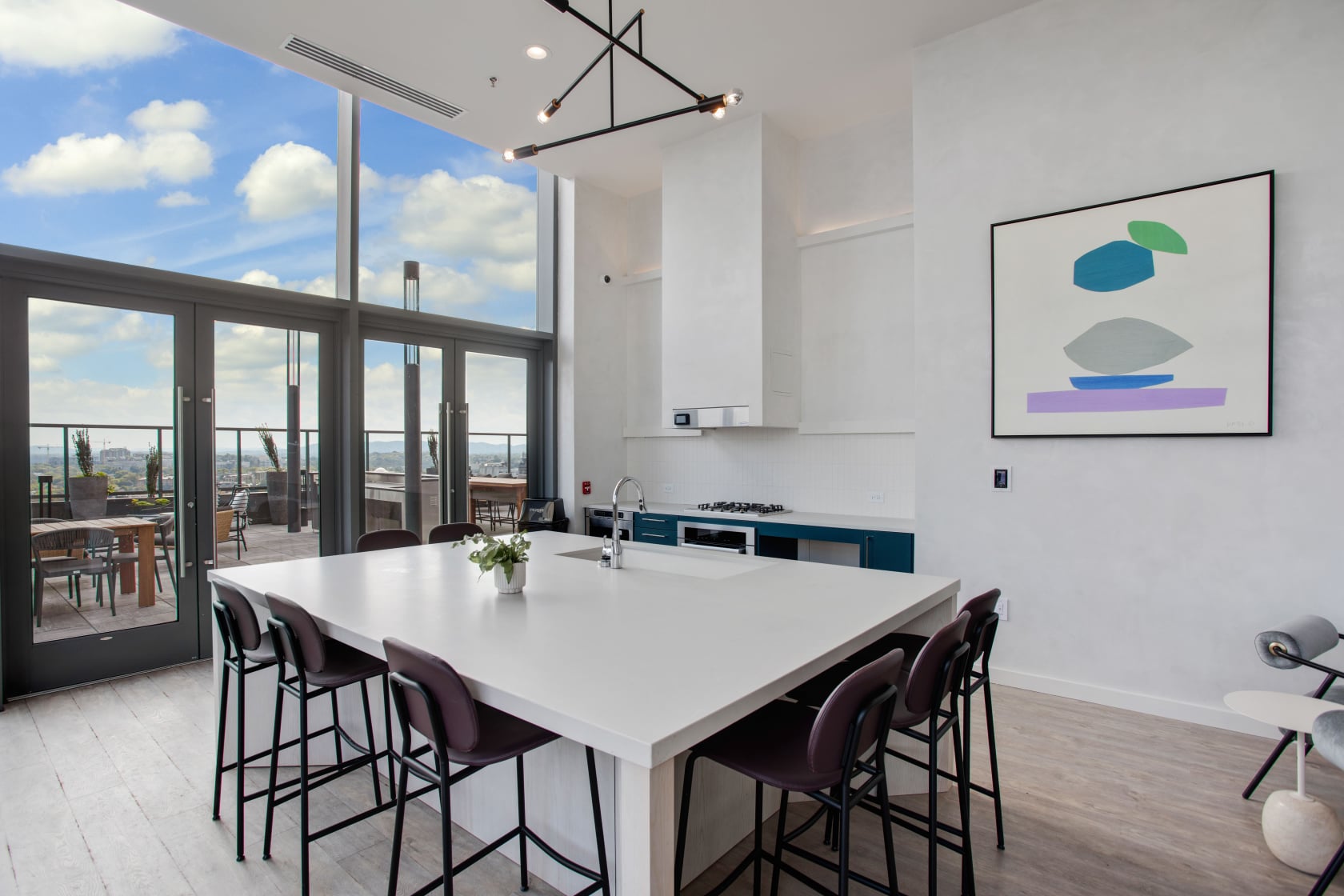 Curated visual reference: High End Apartment Social Gathering Reference: 2010 West End Apartments High End Amenities