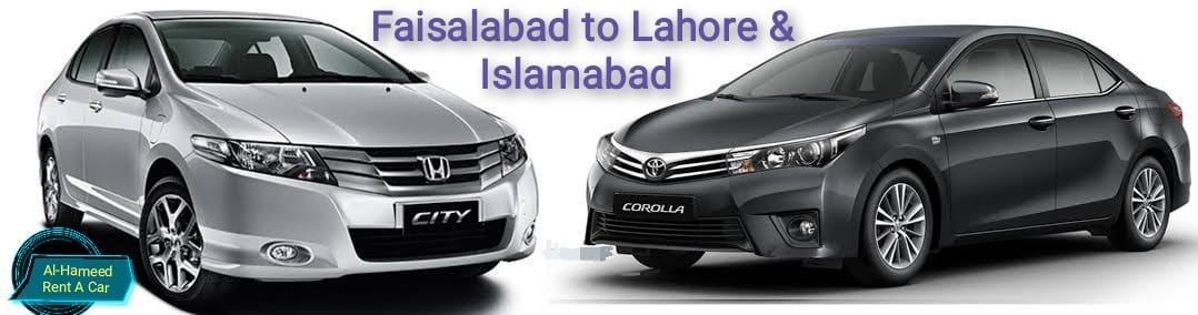 Faisalabad to Islamabad & Islamabad... - Al hameed Rent A car | Facebook