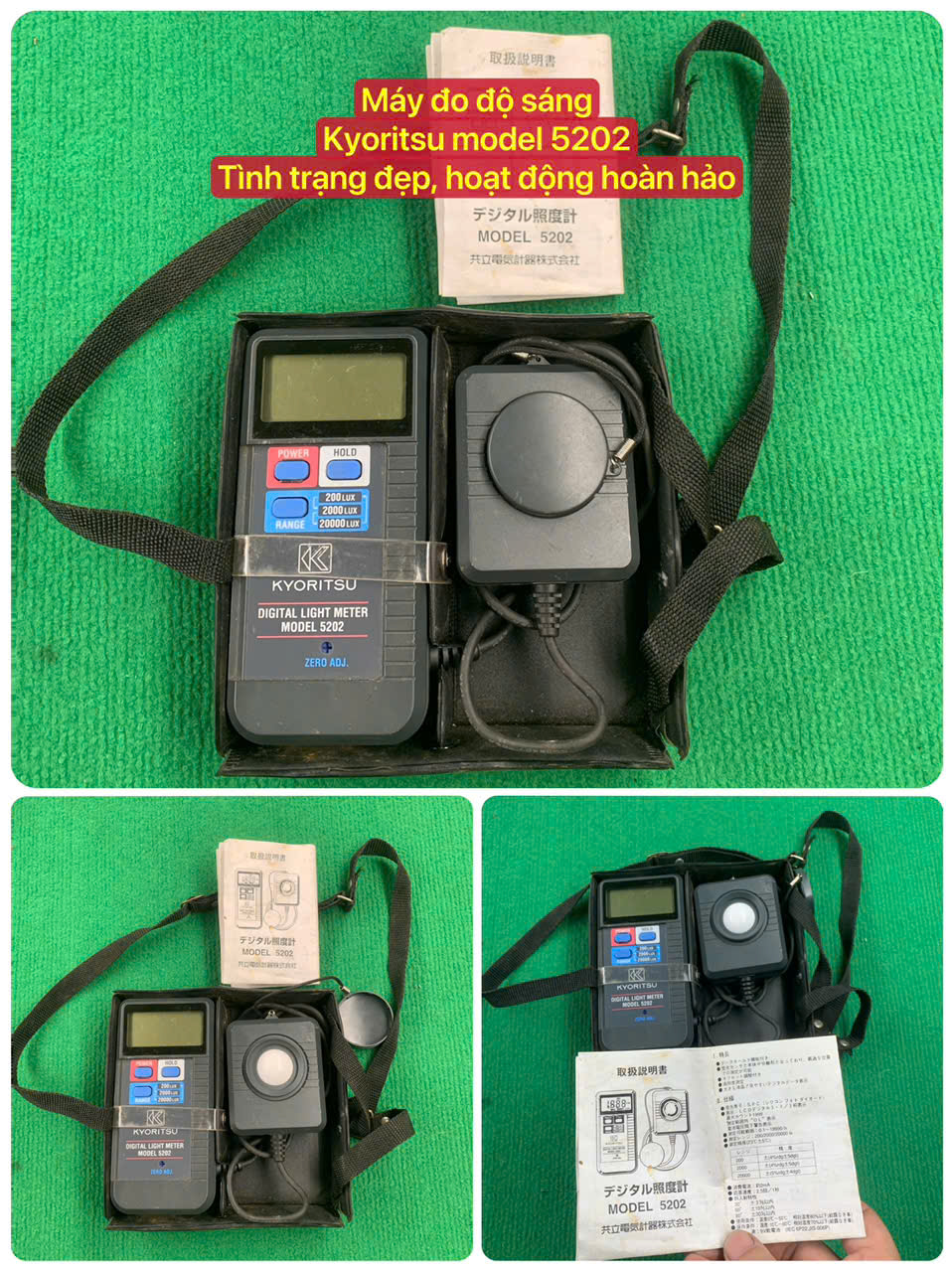 Kyoritsu Việt Nam | Em lên máy đo độ sáng hiệu kyoritsu - model 5202 ...