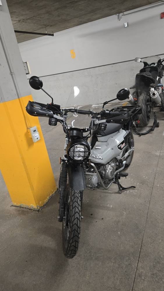 Honda Trail 125 EXHAUST GUARD SLIDER SHIELD PIPE COVER FOR HONDA...