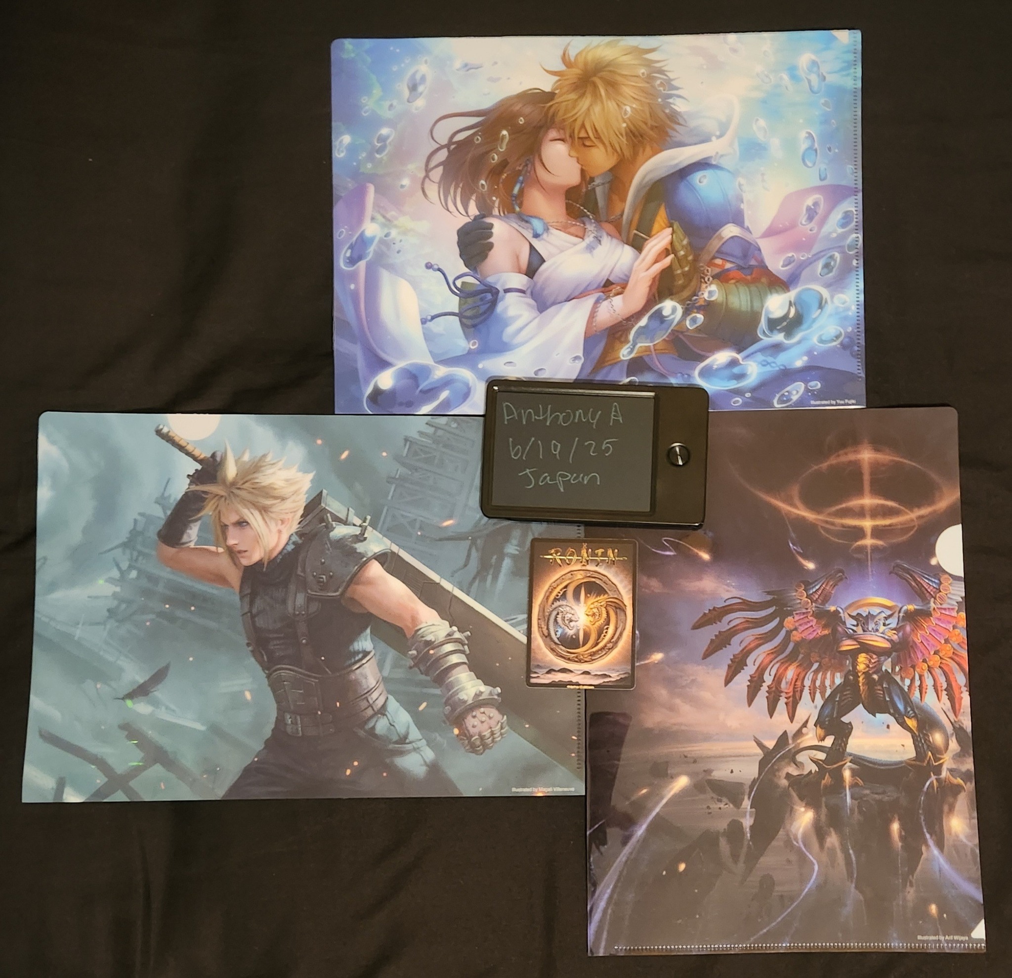 Final fantasy japan exclusive folders for sale