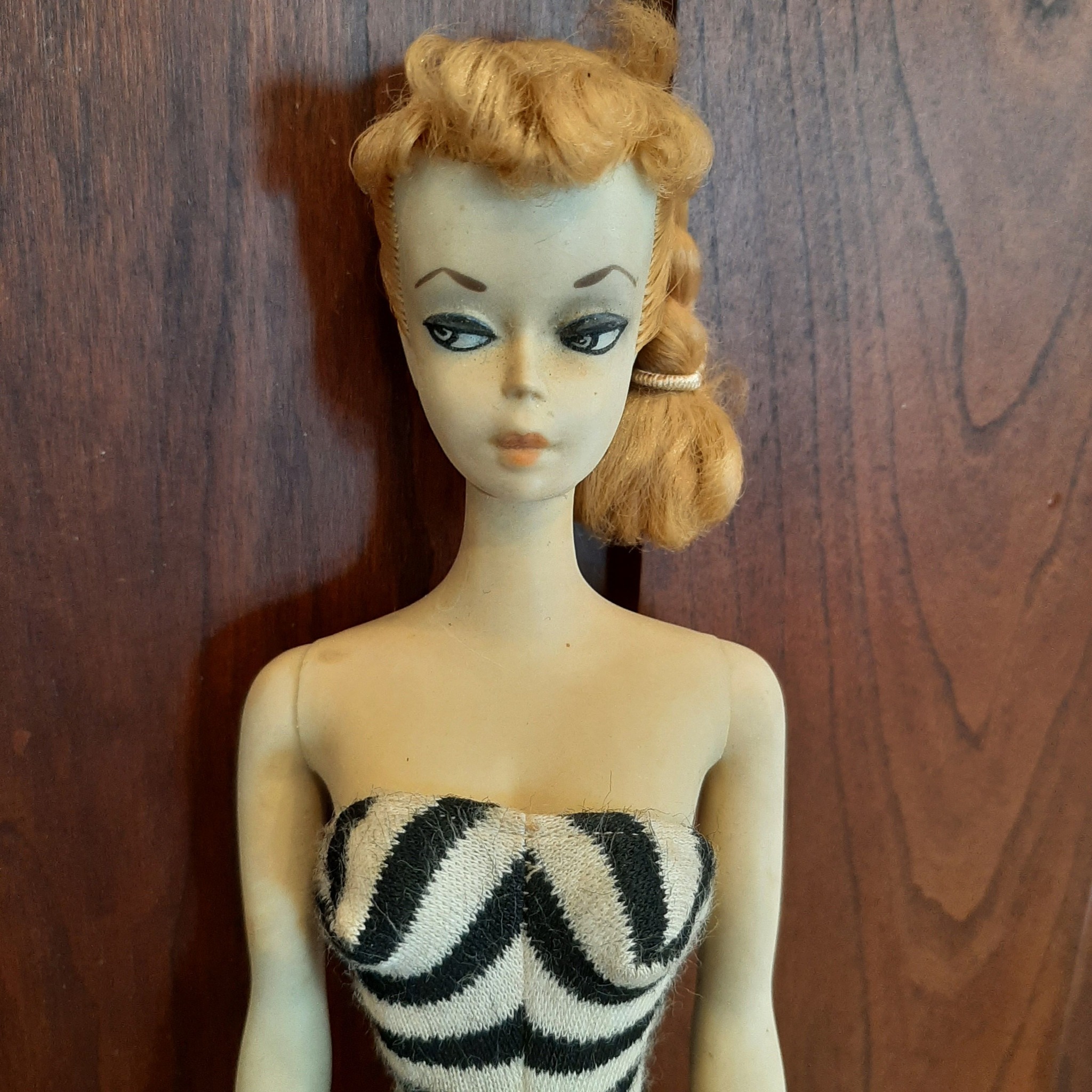 This is my Barbie. She has a factory braid