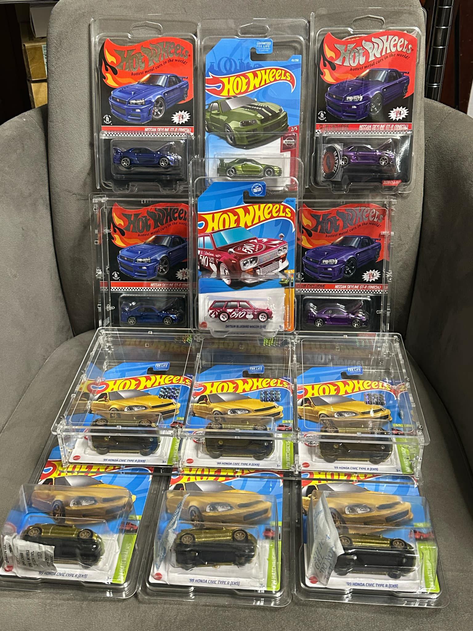 Hot Wheels 1/64 Mini Cooper Jaune First Edition 2000 - Boîte Bleue