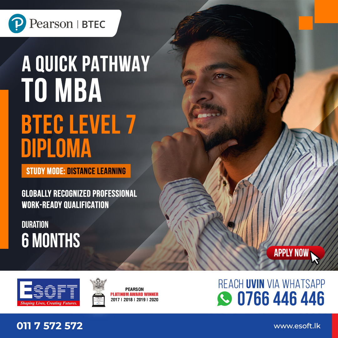 A Quick Pathway to MBA! Our Level 7... - ESOFT Metro Campus