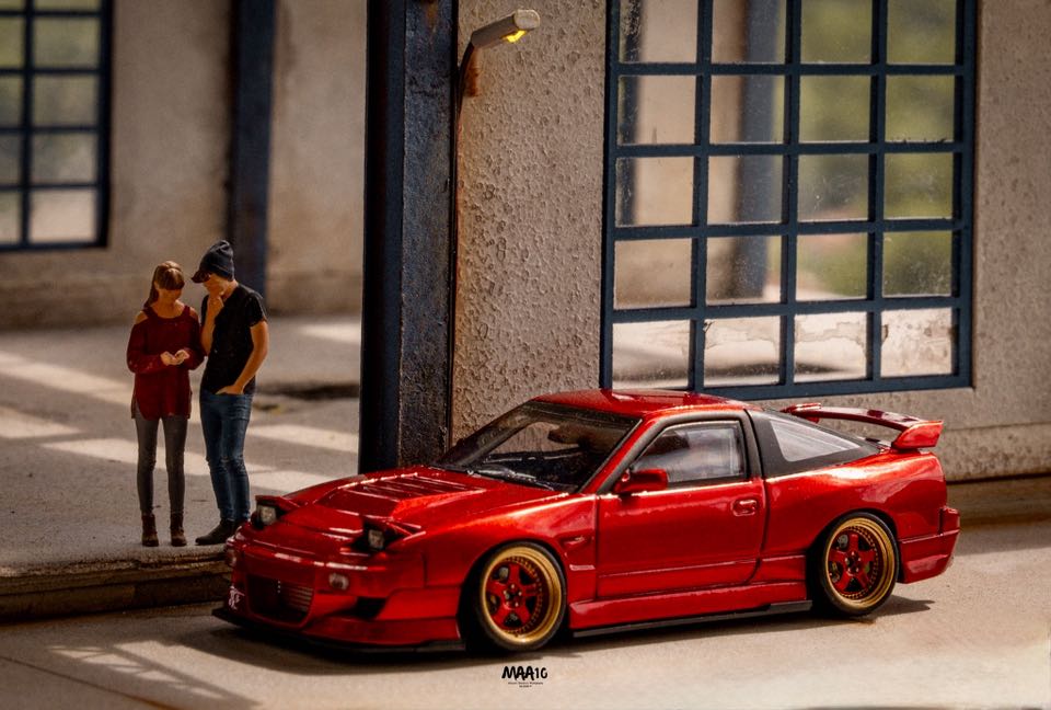 Micro Turbo 180SX Spirit Rei Miyabi diecast model