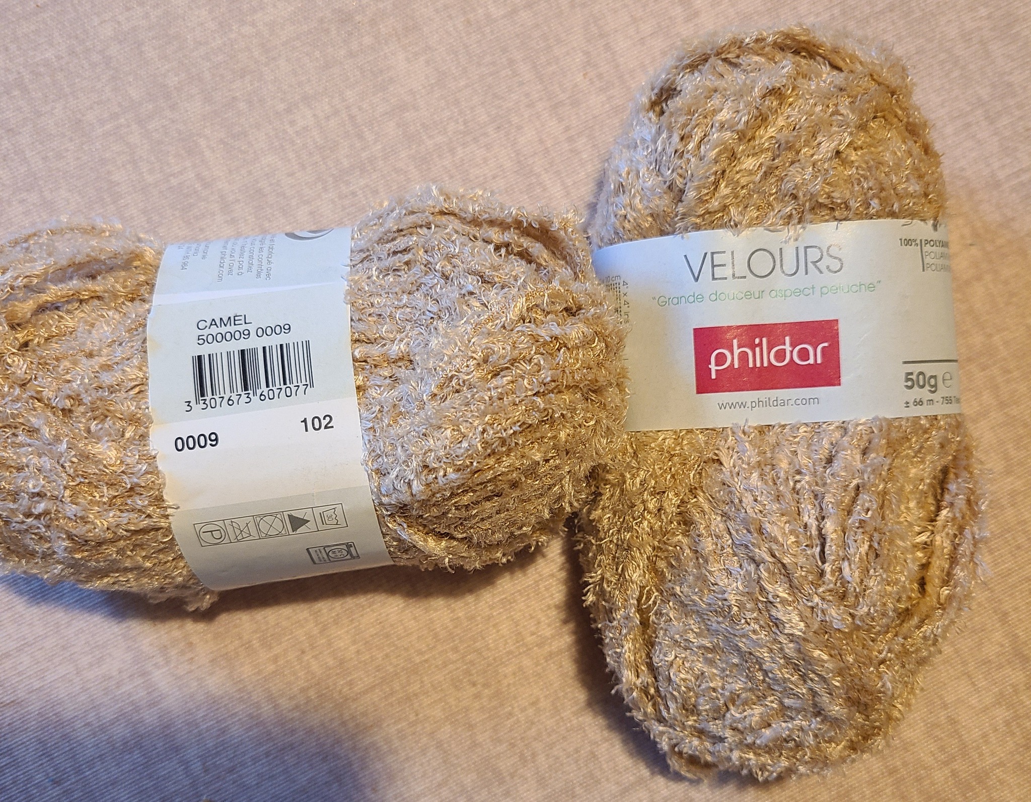 3 Pelotes De Laine Acrylique - Couleur Changeante - 100g Chacune - France - Neuf