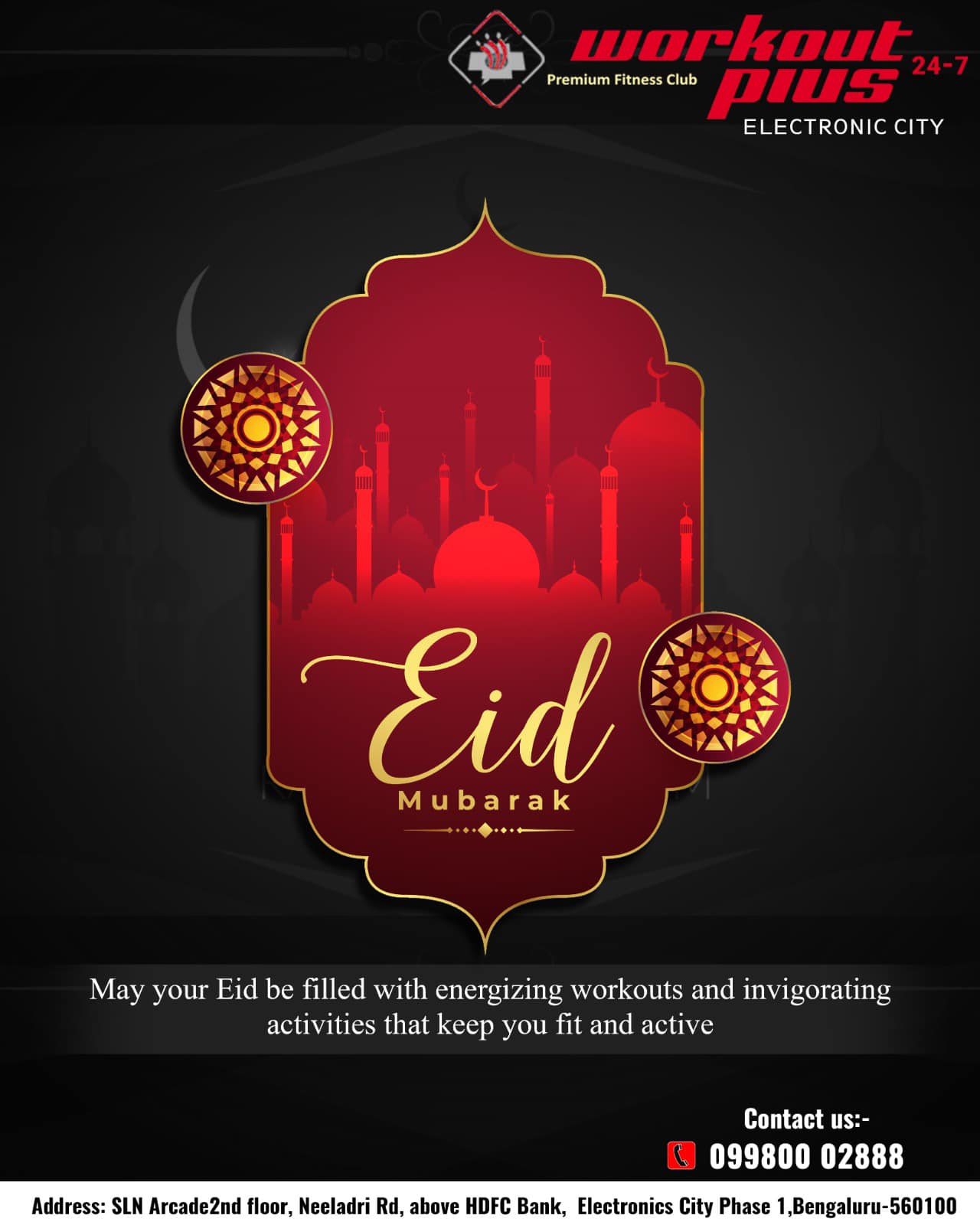 Happy Eid May your Eid be... - Workout plus Phase 1 Ecity
