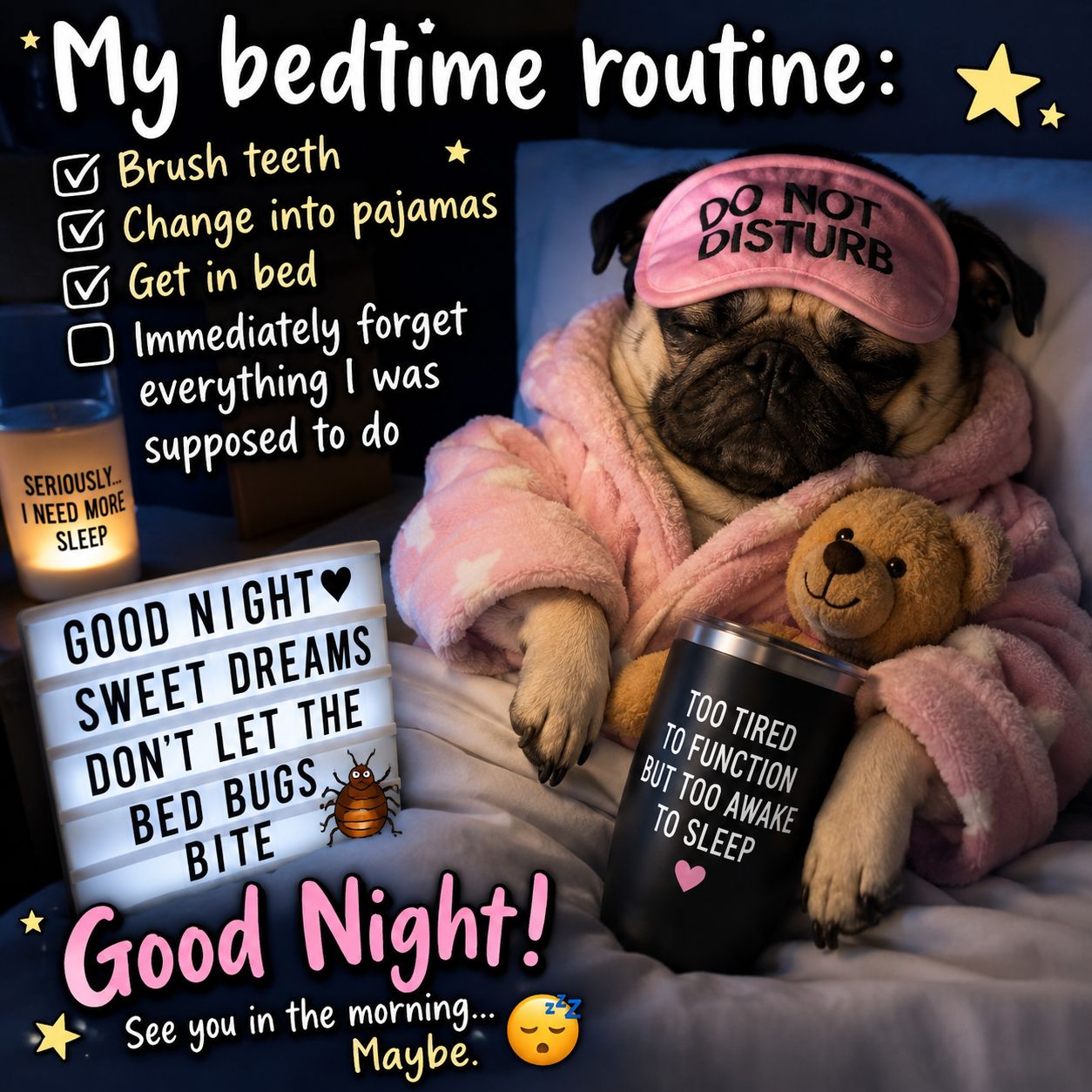 good night message to southern touch family