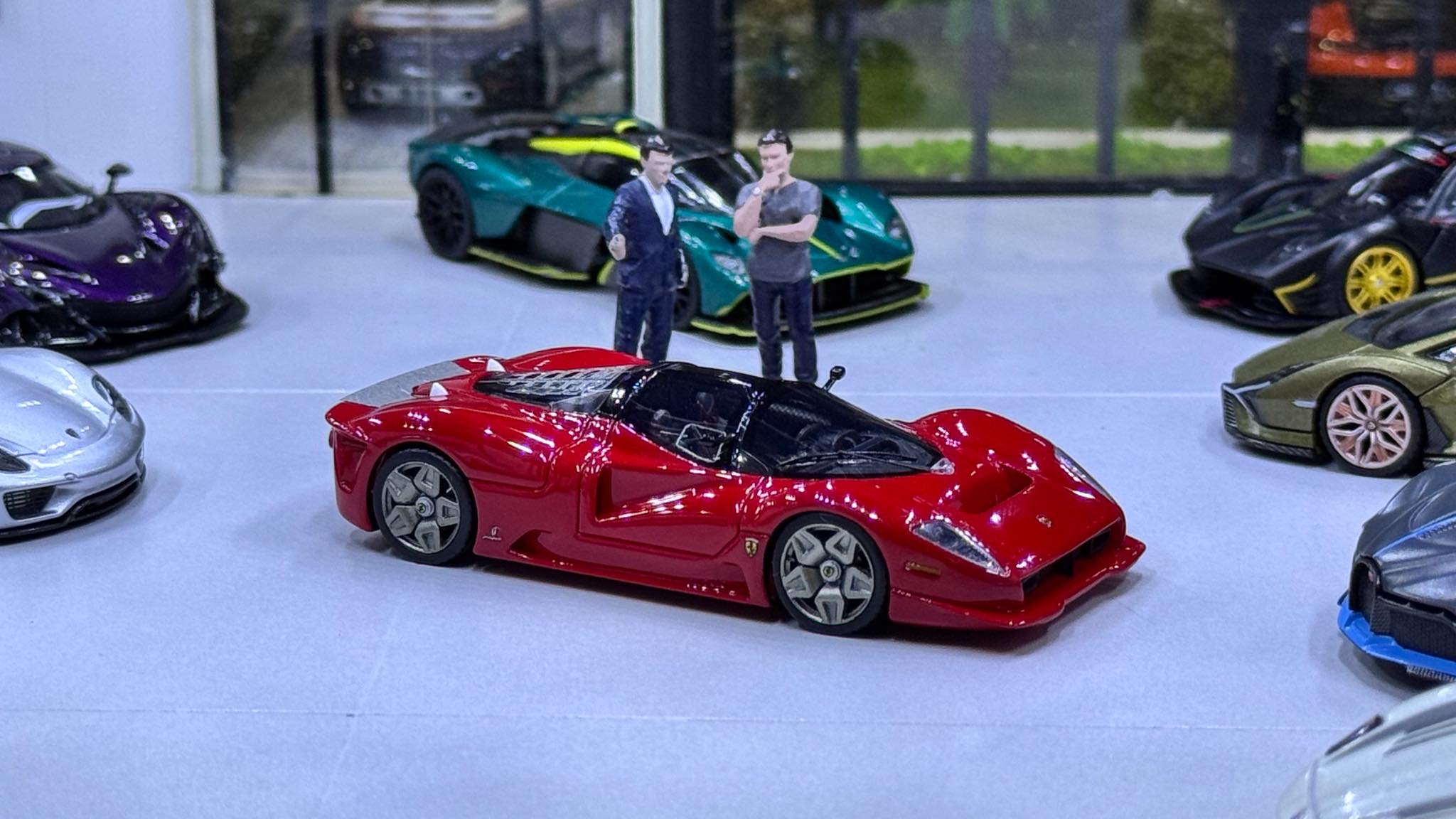 Ferrari P4/5 by Pininfarina at dealership