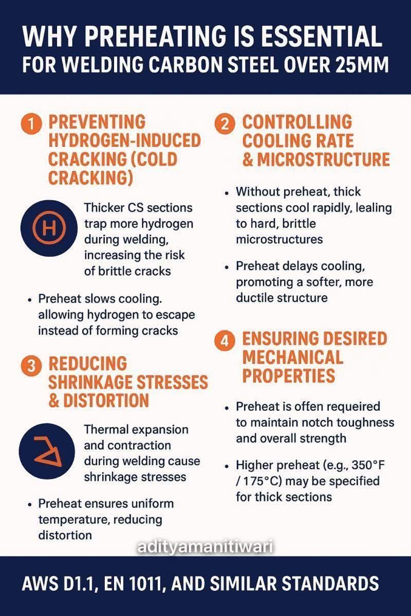 Ismail - Why Preheating is Essential for Welding Carbon Steel Over 25mm ...
