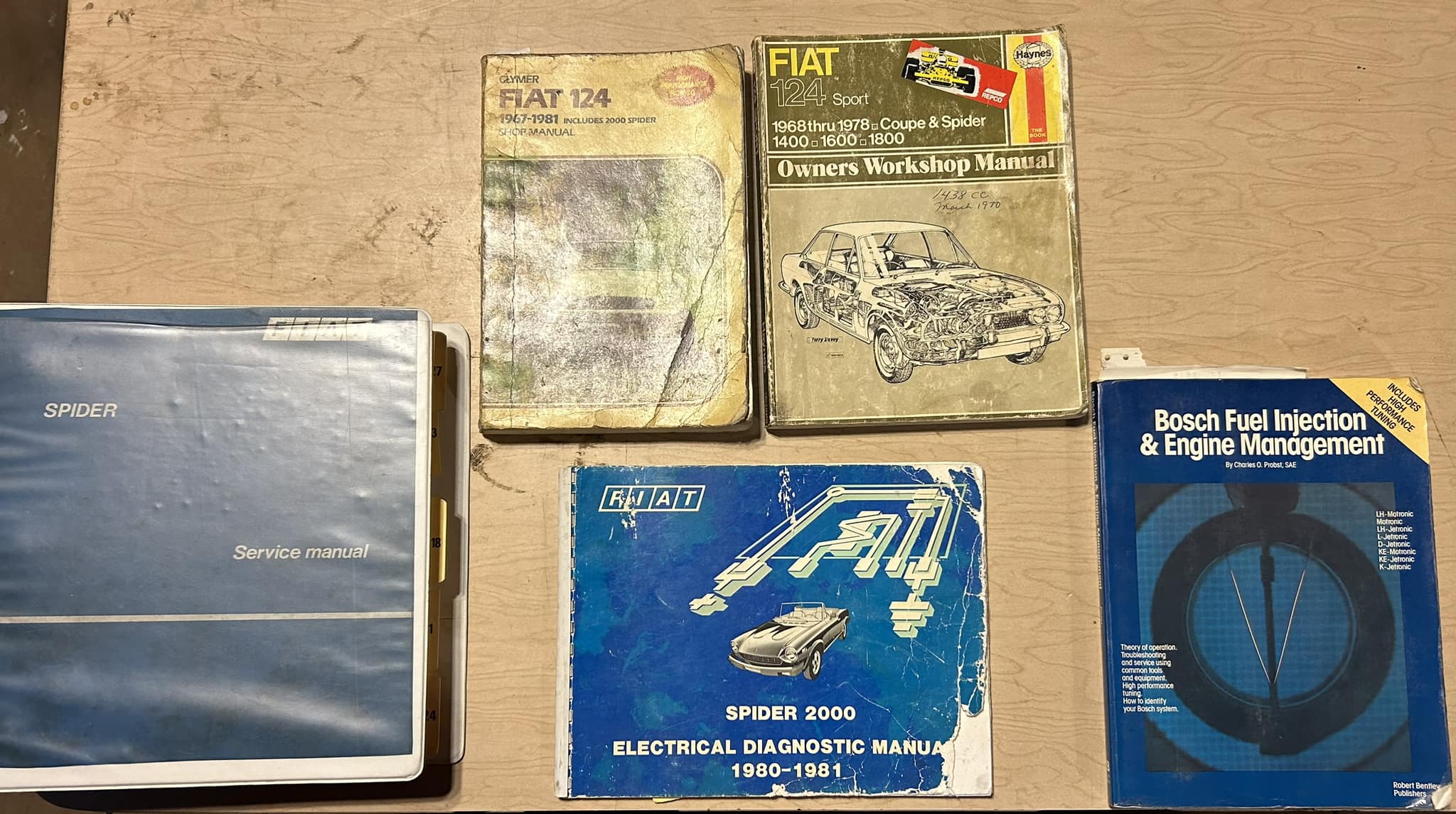 Which workshop manual for 2000 FI Fiat 124 Spider?
