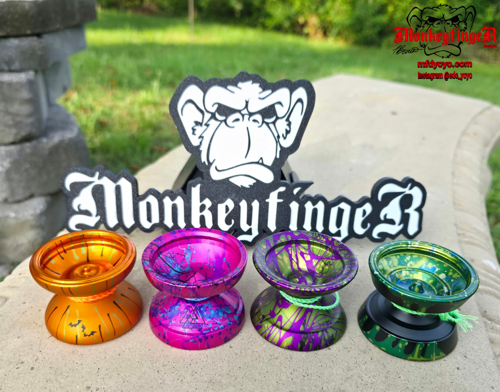 Below are the yoyo colorways, that I have designed, as a team