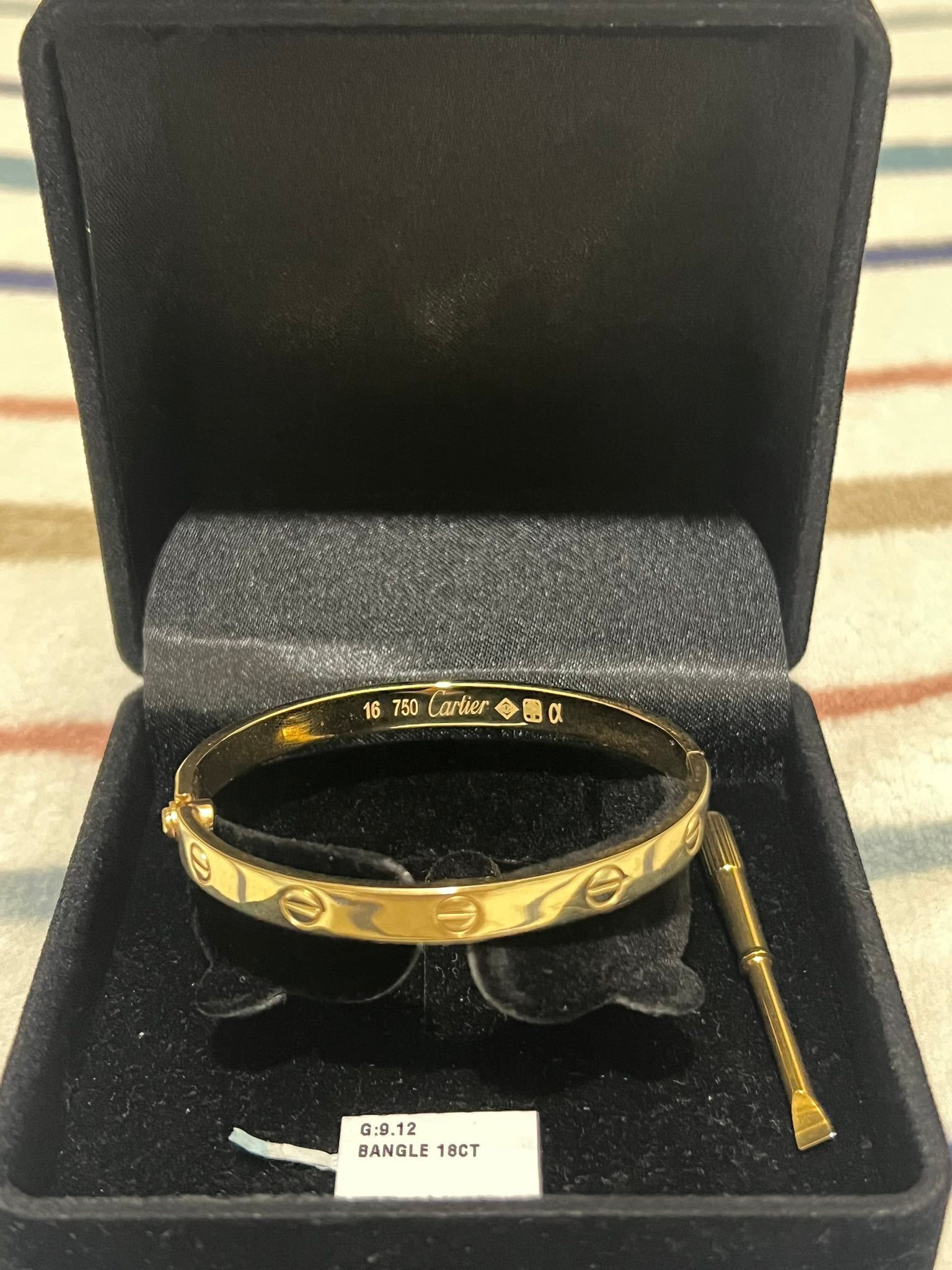 ? FOR SALE: Cartier Bangle (Gold) • From: Ayesha Gold, Gold Souq 