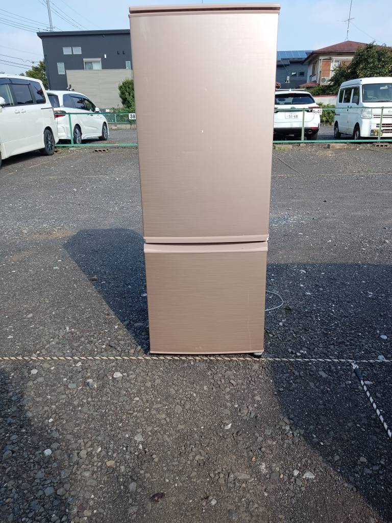 Sharp fridge 167L Beautiful color light pink - light brown ( it