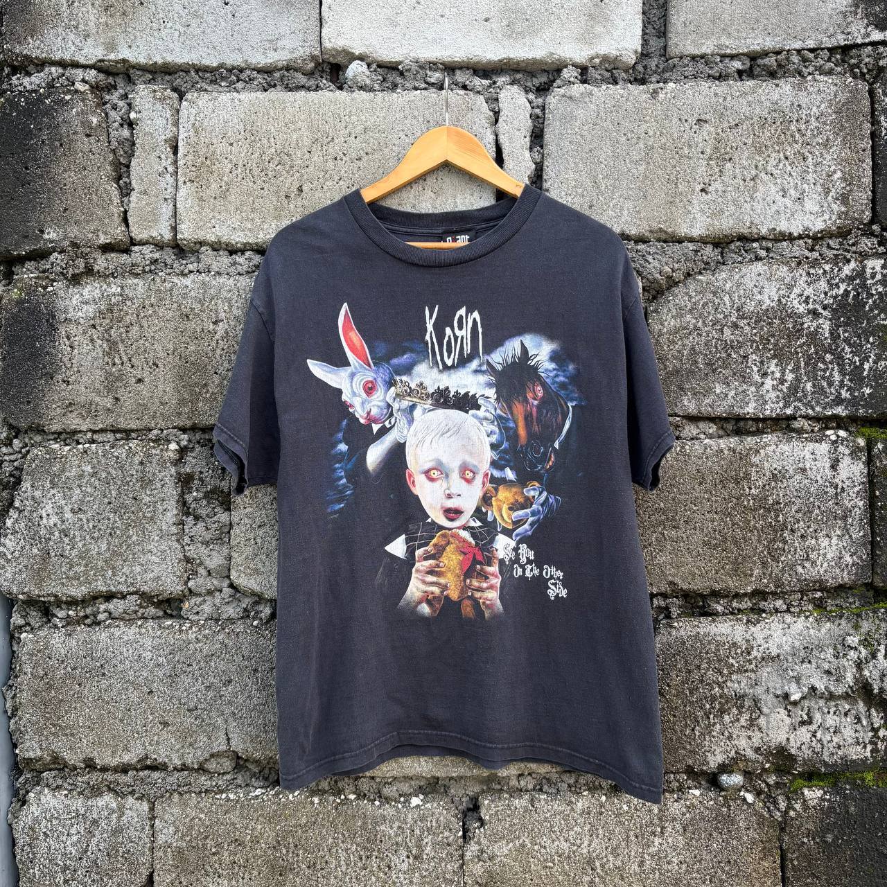 Vintage Marilyn Manson and Korn band shirts for sale