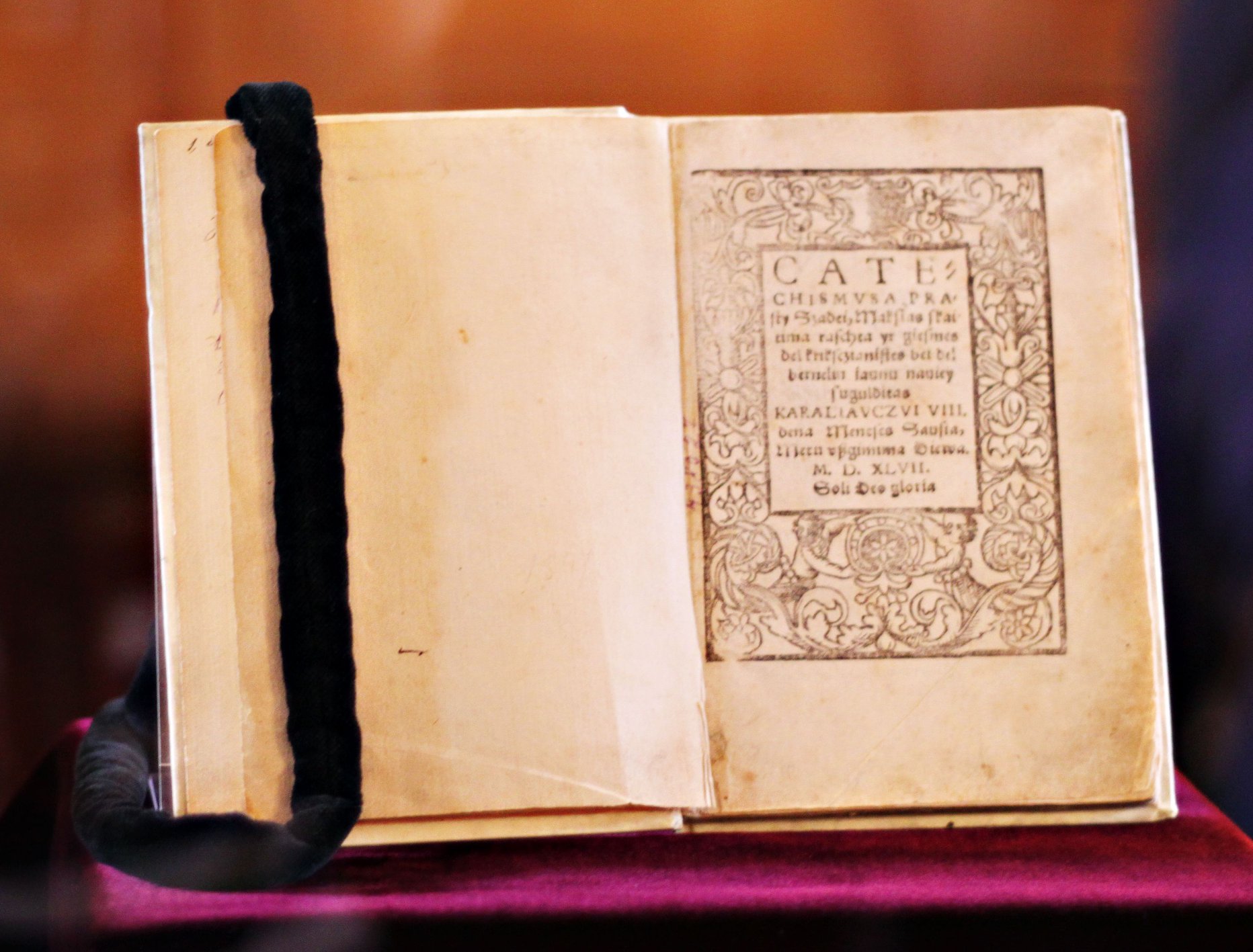 First Lithuanian book published in 1547