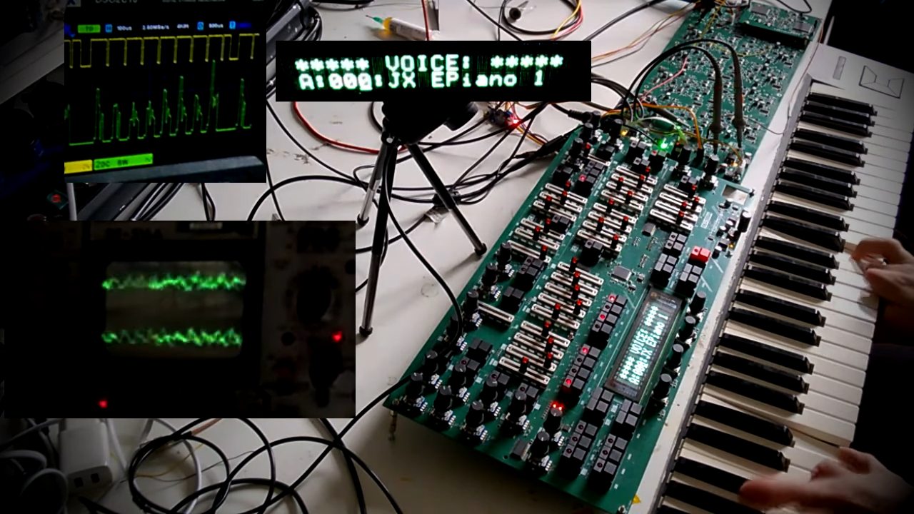 JX2044 – an analog polyphonic synthesizer project inspired by the